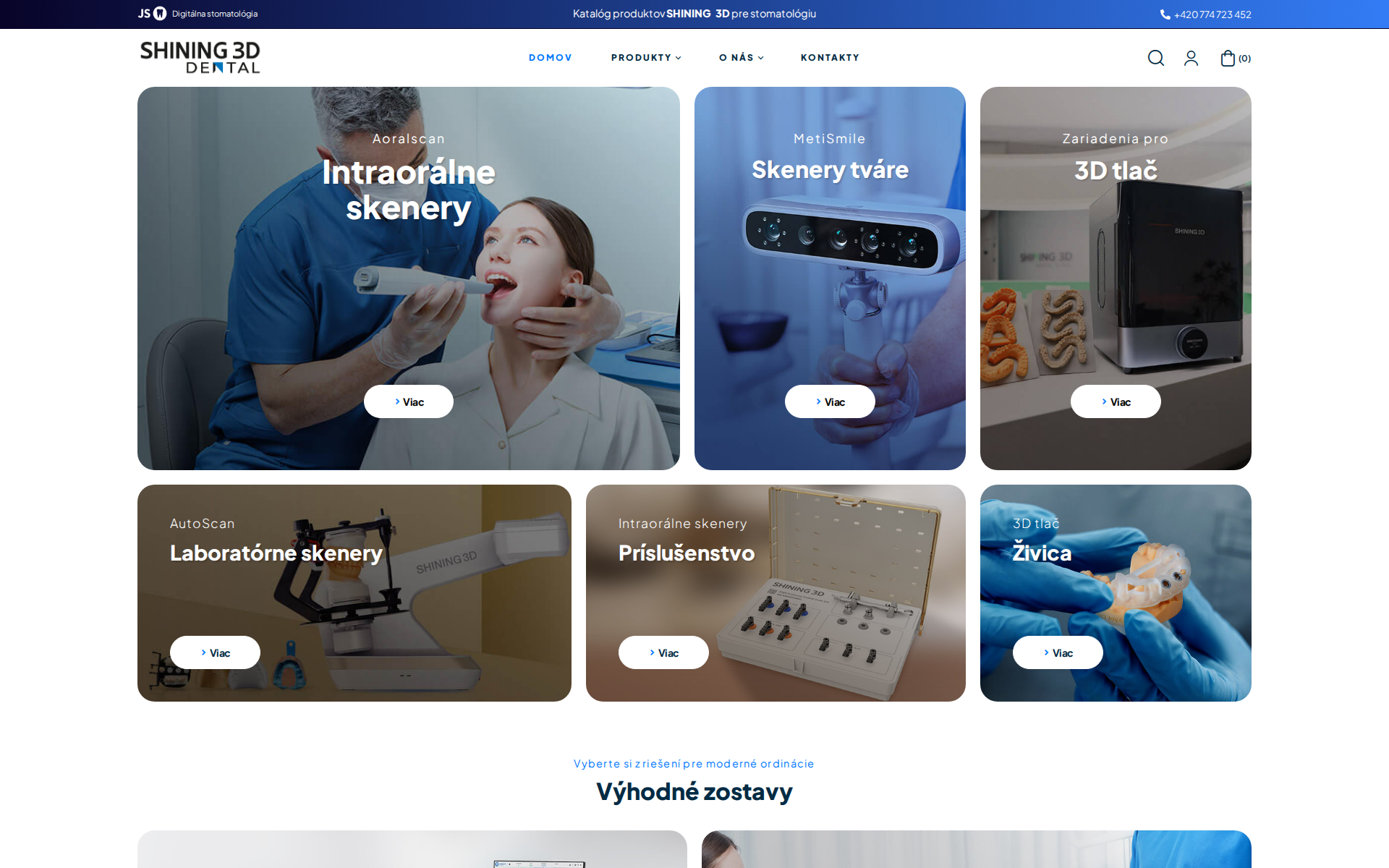 Náhľad webu 3dstomatologia.sk