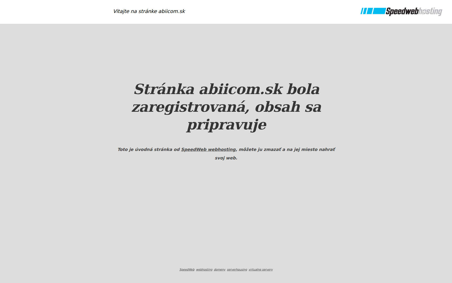 Náhľad webu abiicom.sk