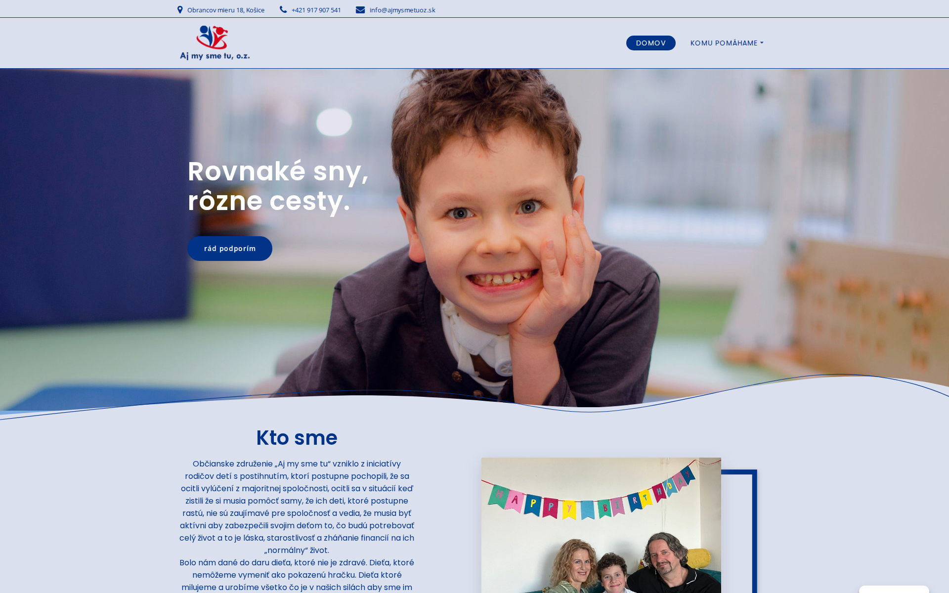 Náhľad webu ajmysmetuoz.sk