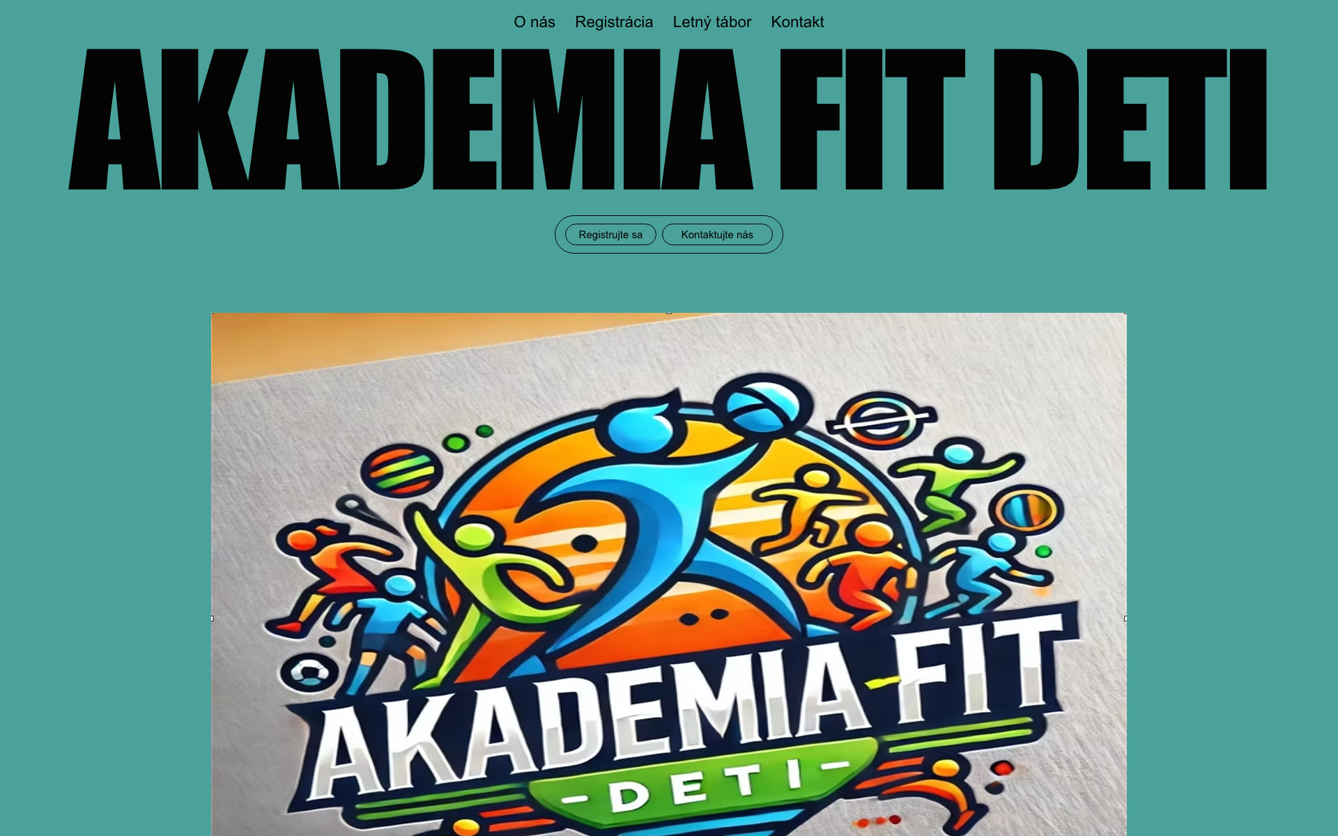 Náhľad webu akademiafitdeti.sk