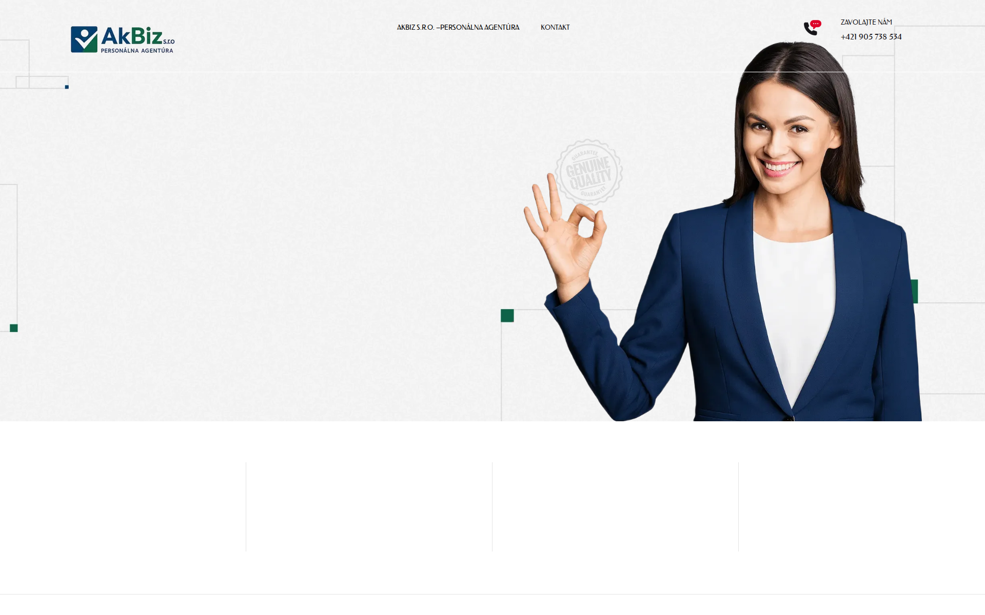 Náhľad webu akbiz.sk