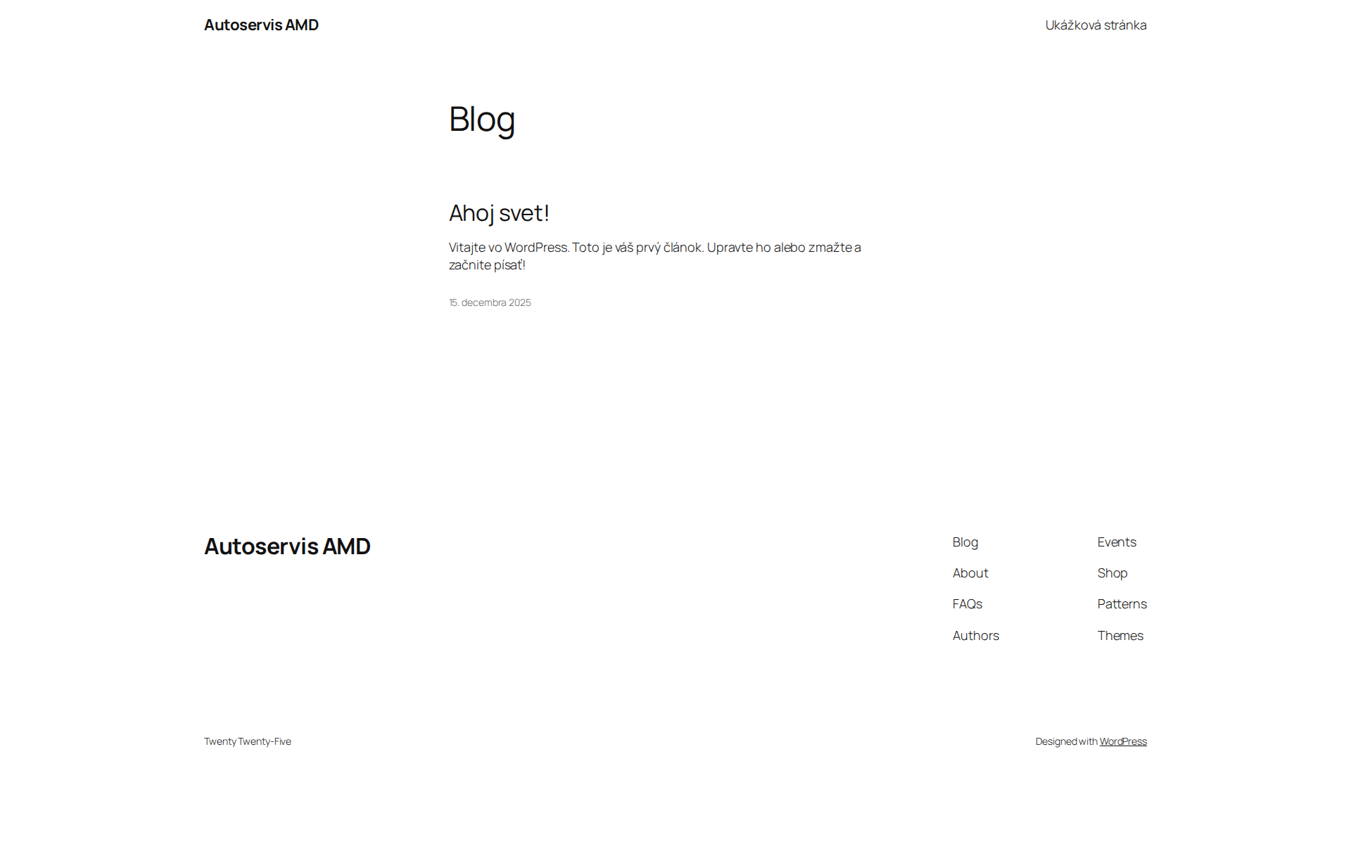 Náhľad webu amdautocentrum.sk