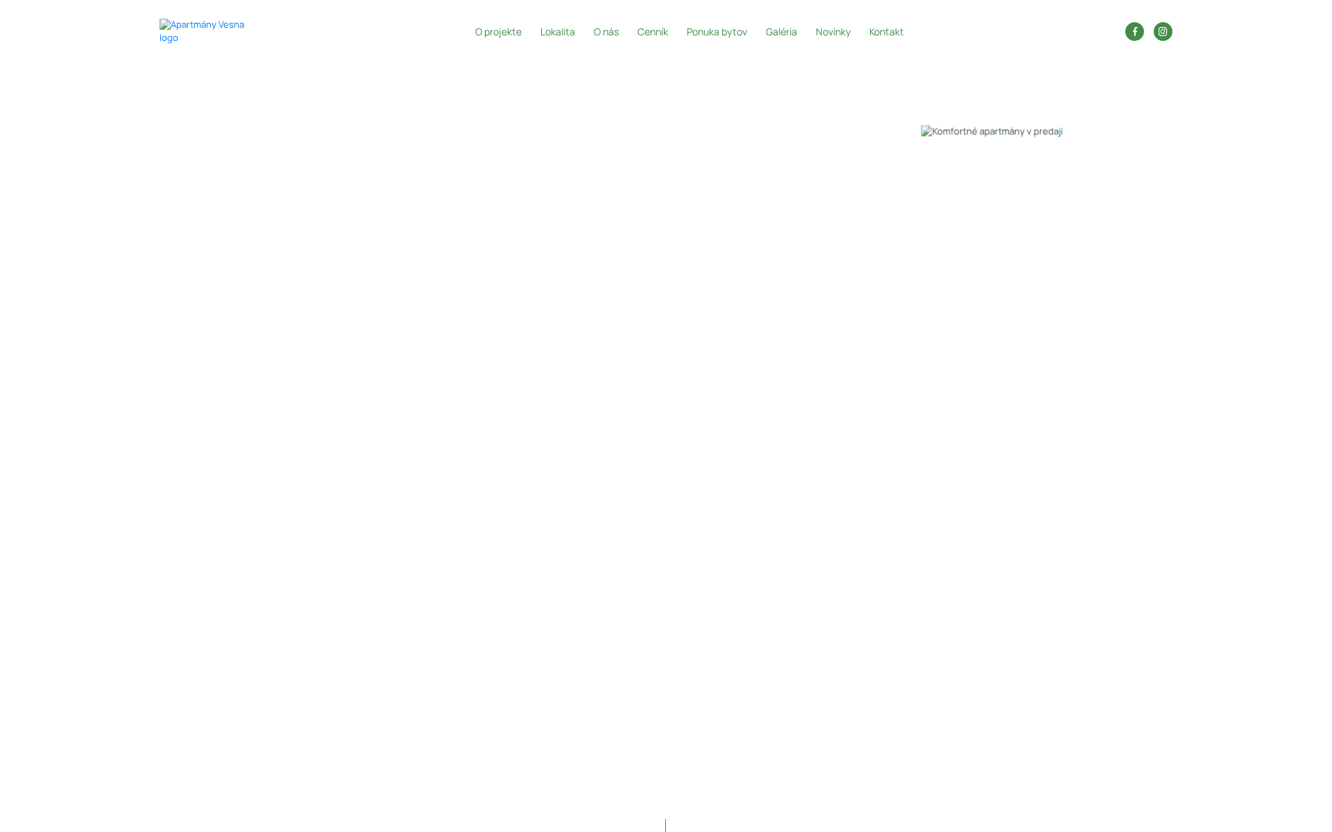 Náhľad webu apartmanyvesna.sk