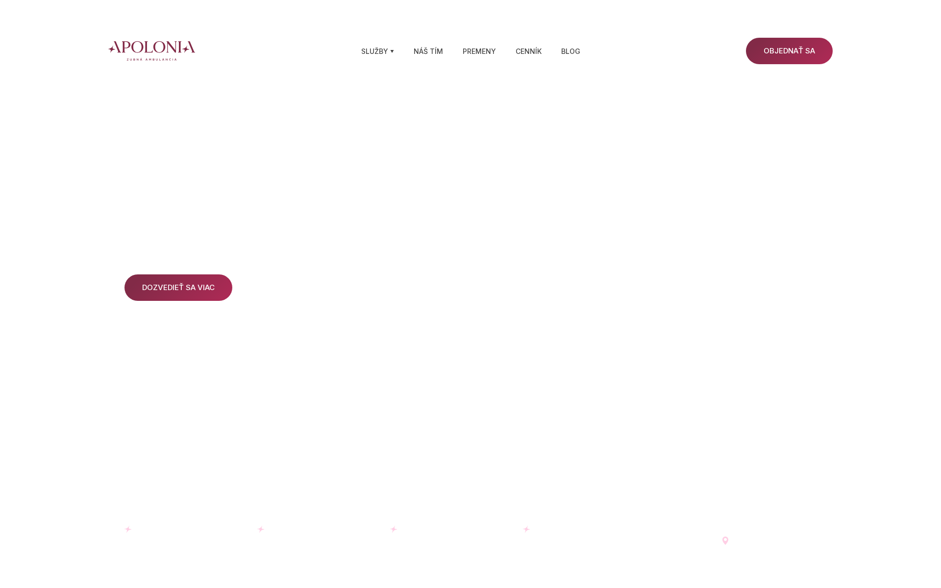 Náhľad webu apoloniadent.sk