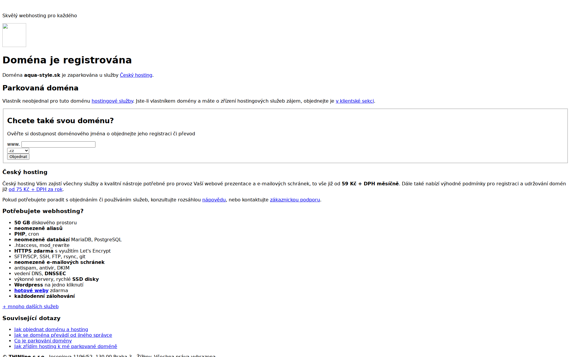 Náhľad webu aqua-style.sk