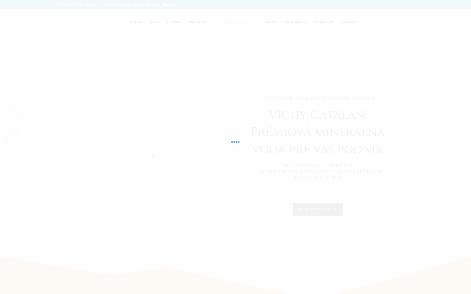 Náhľad webu aquacatalan.sk