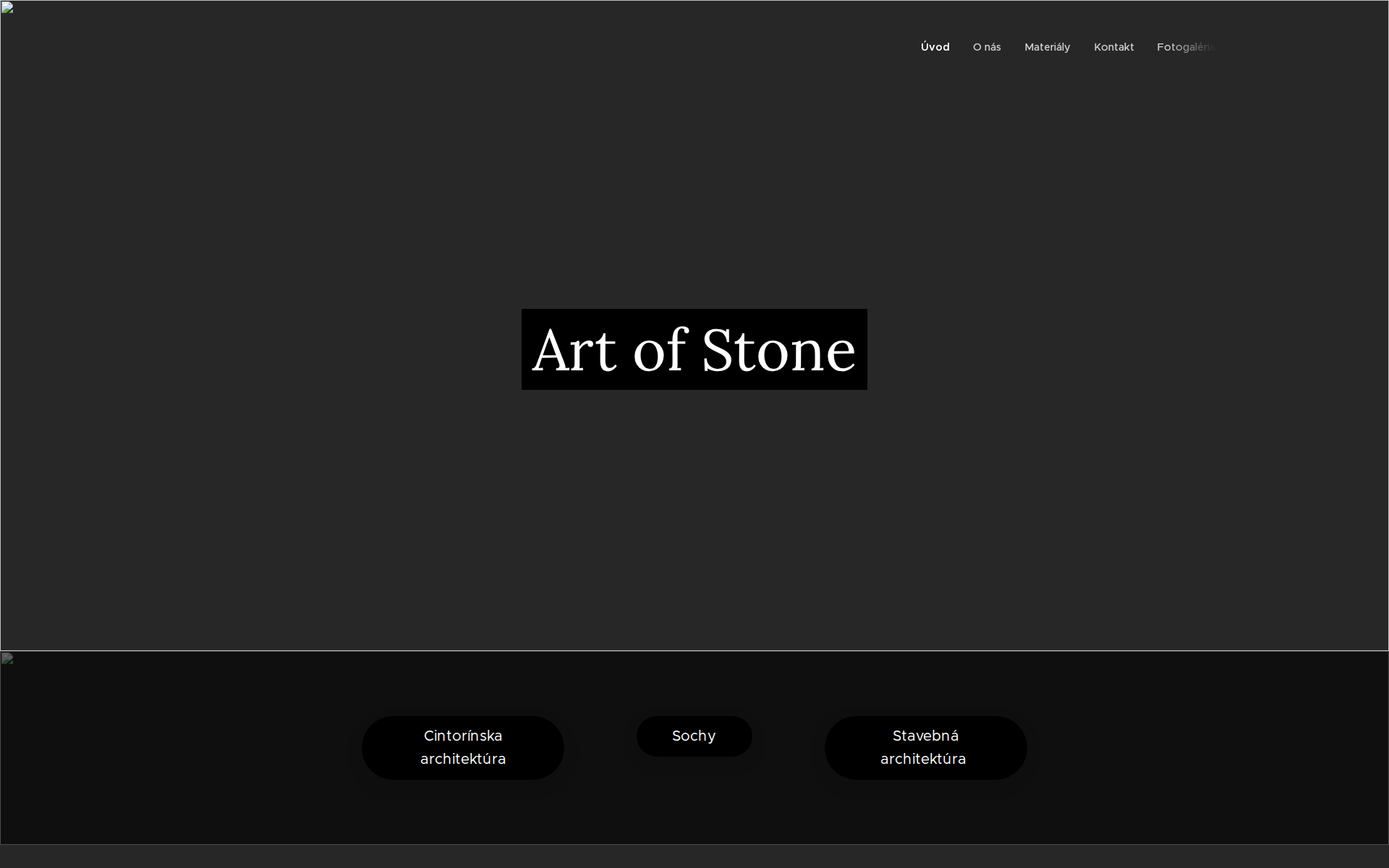 Náhľad webu art-of-stone.sk