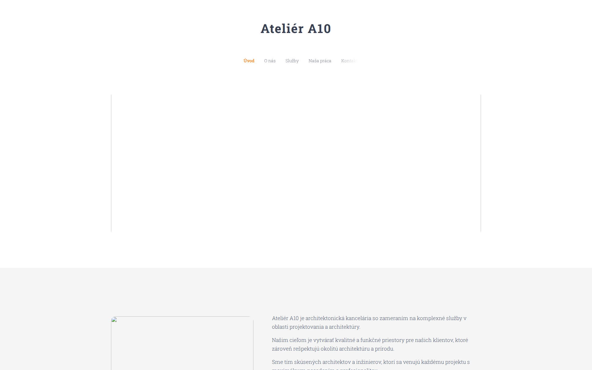 Náhľad webu ateliera10.sk