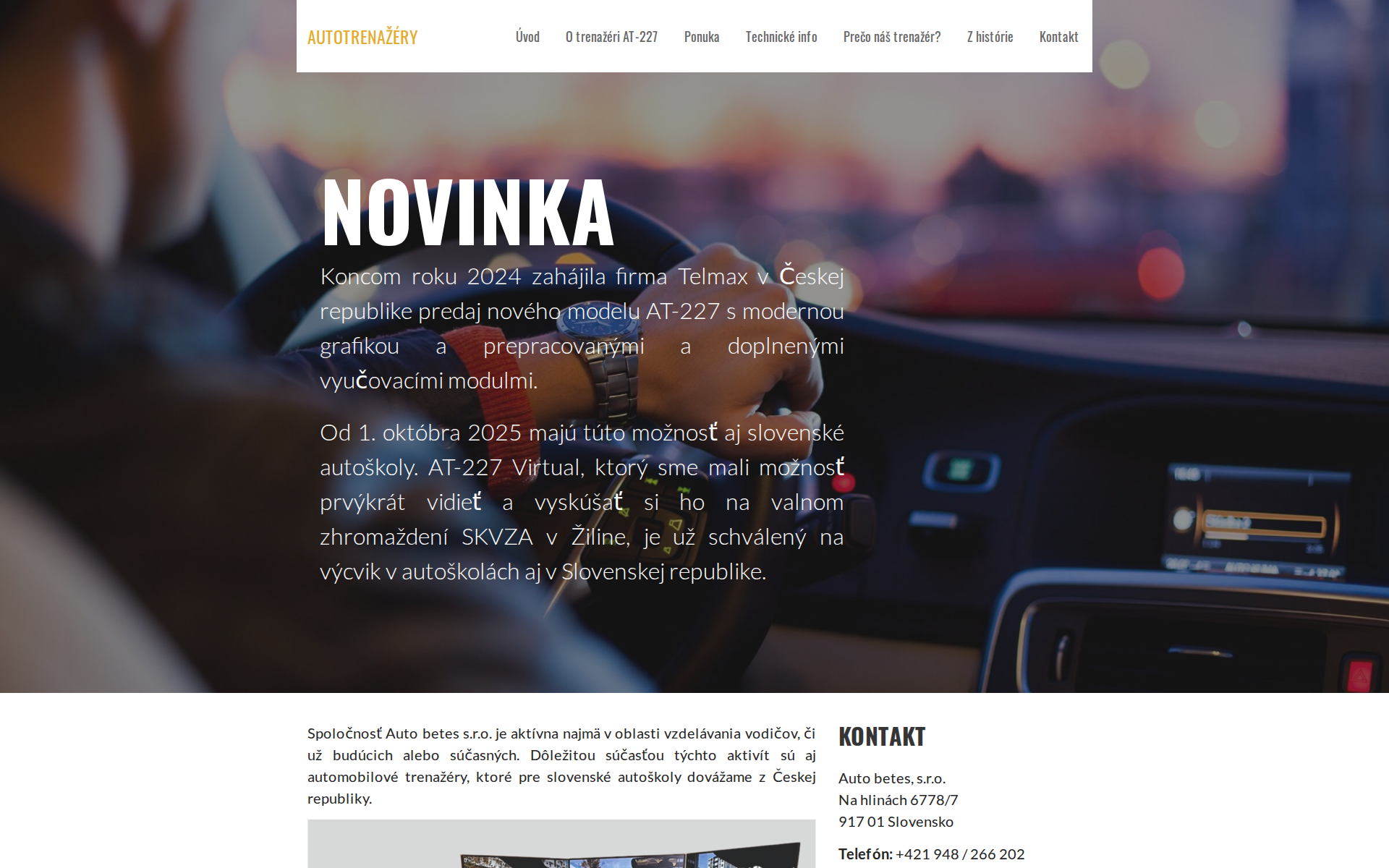 Náhľad webu autobetes.sk