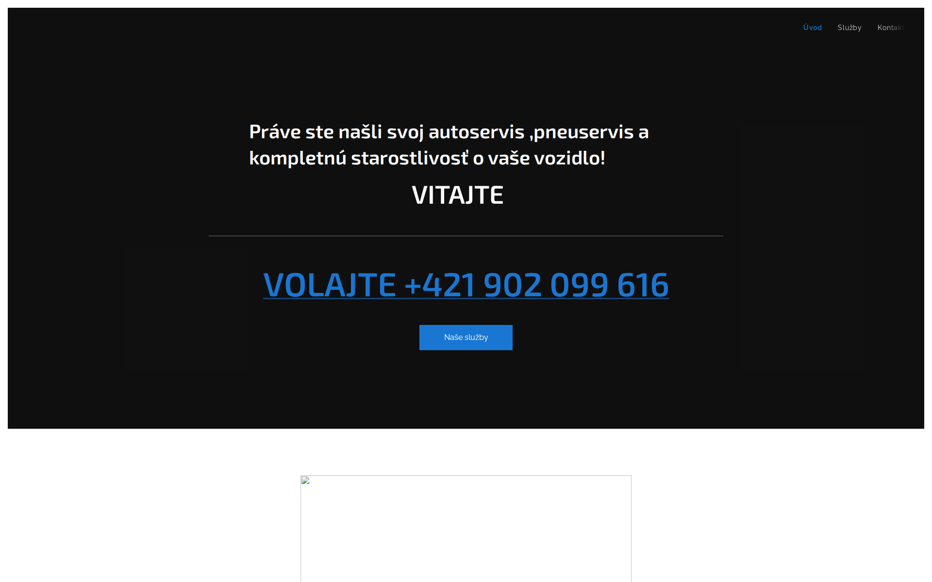 Náhľad webu autoservishappy.sk
