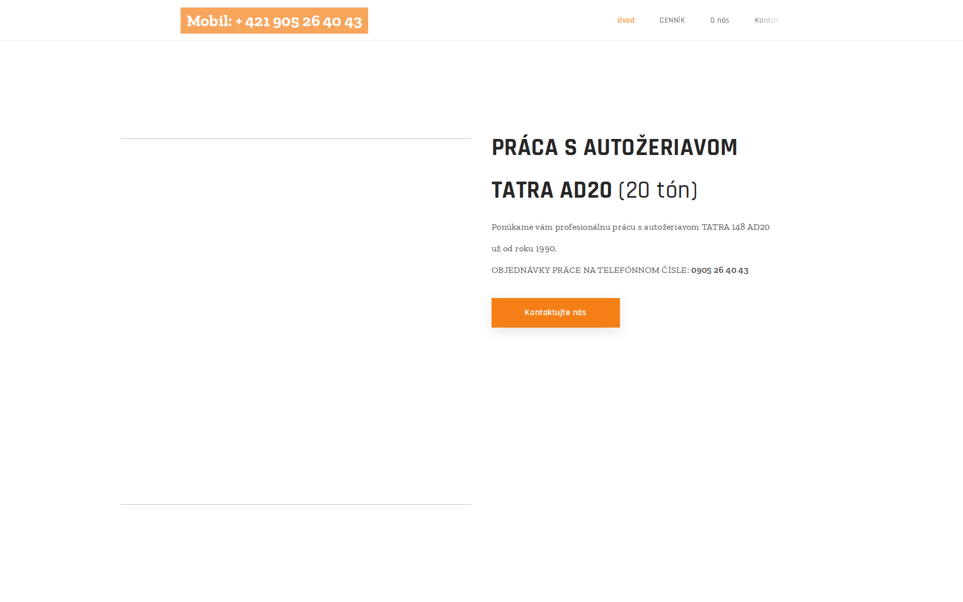 Náhľad webu autozeriavsturovo.sk