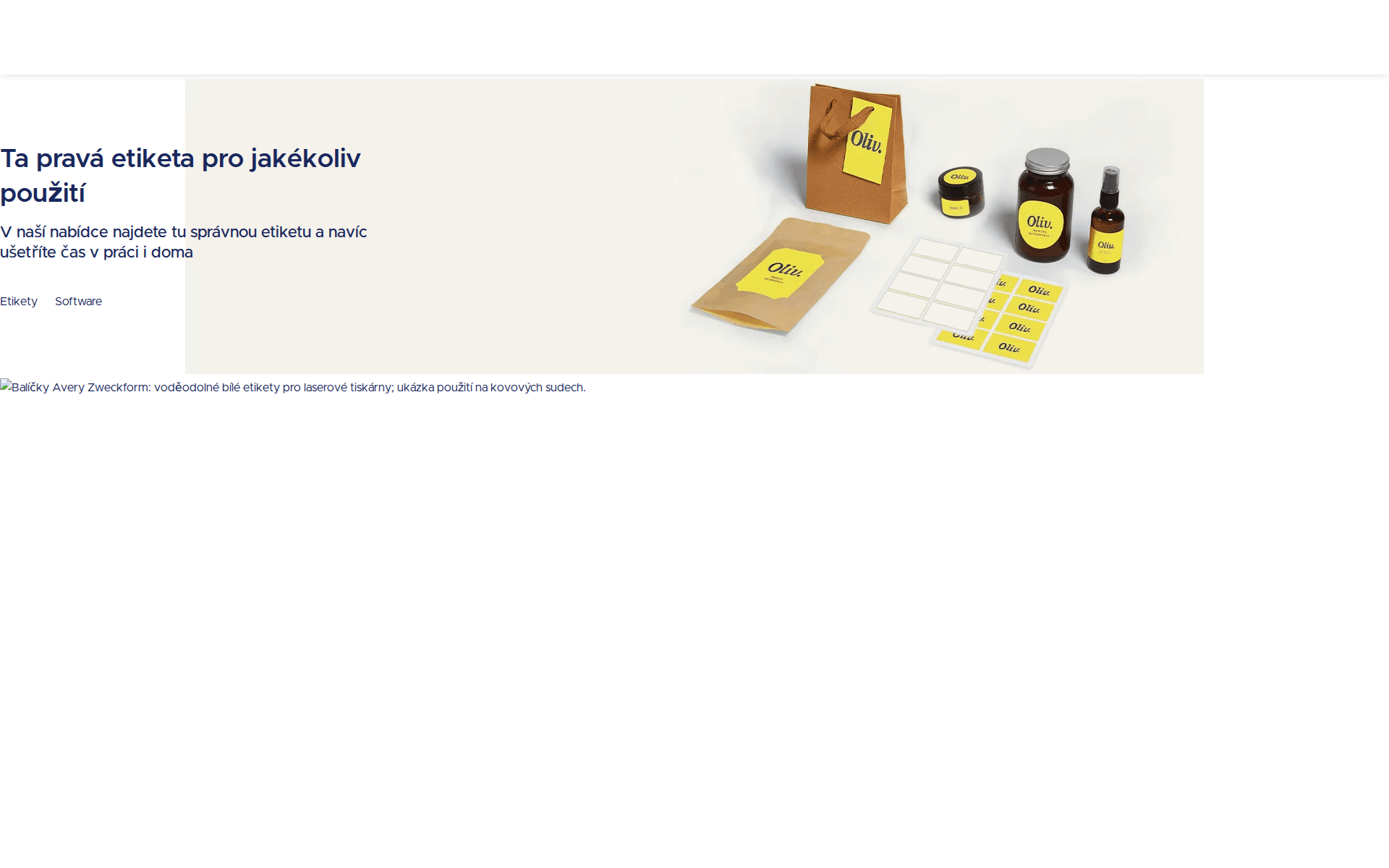 Náhľad webu avery.sk