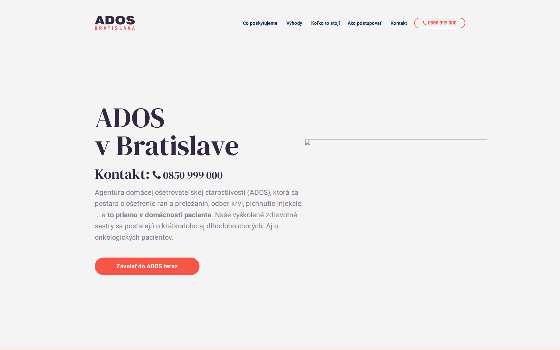 Náhľad webu ba-ados.sk