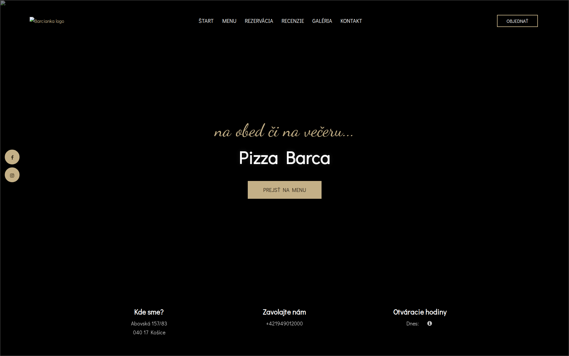 Náhľad webu barcianka.sk