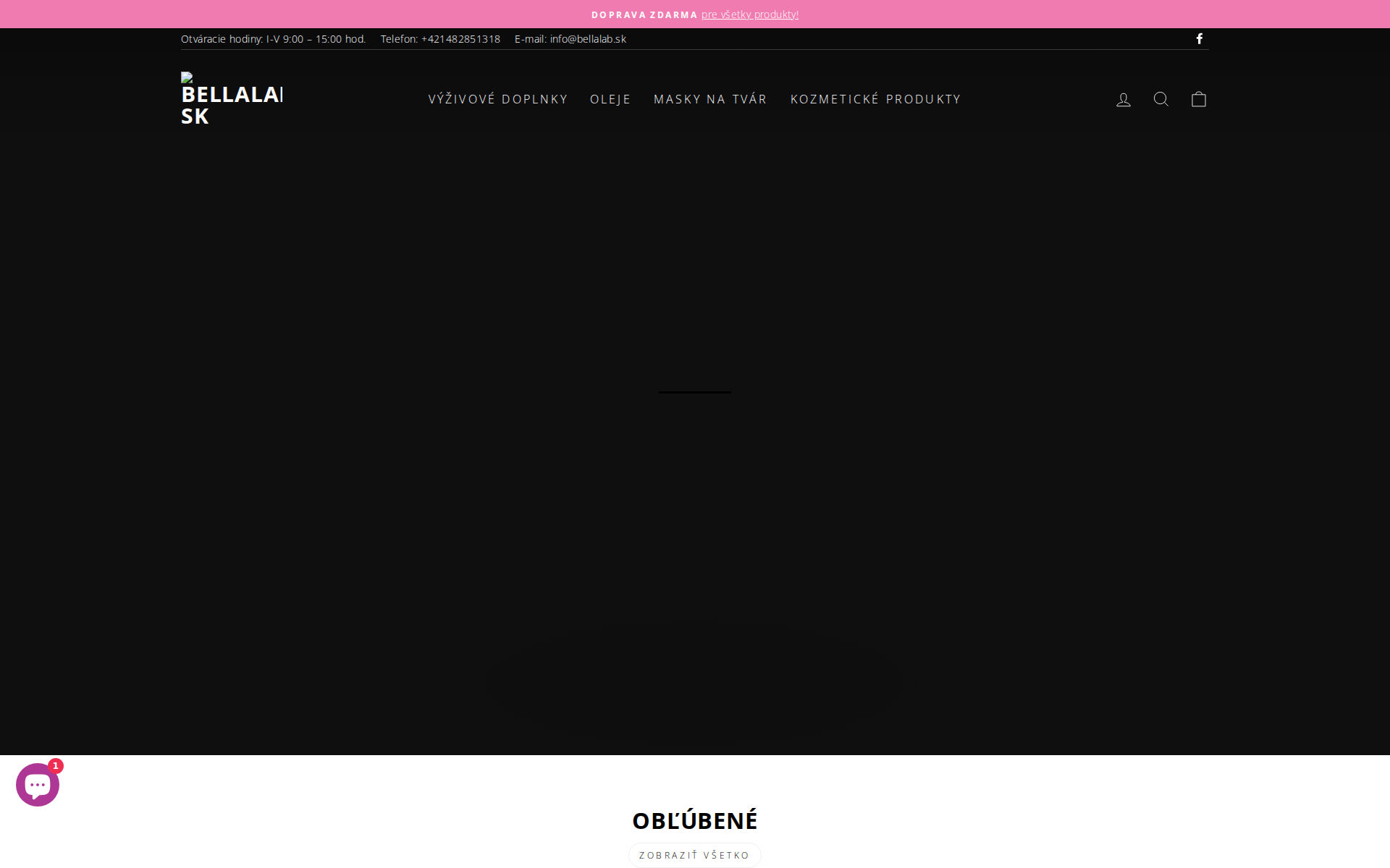 Náhľad webu bellalab.sk