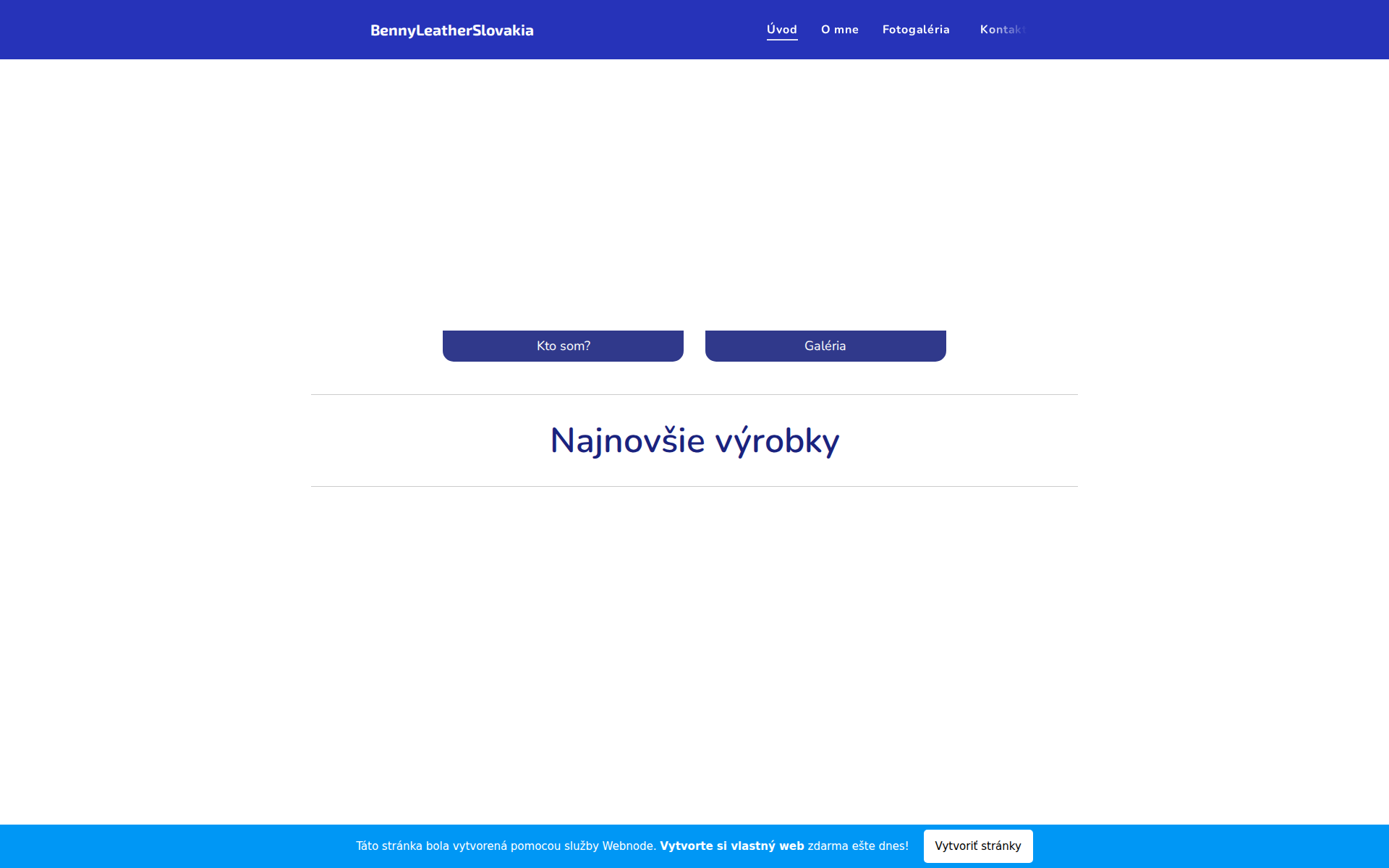 Náhľad webu bennyleatherslovakia.sk