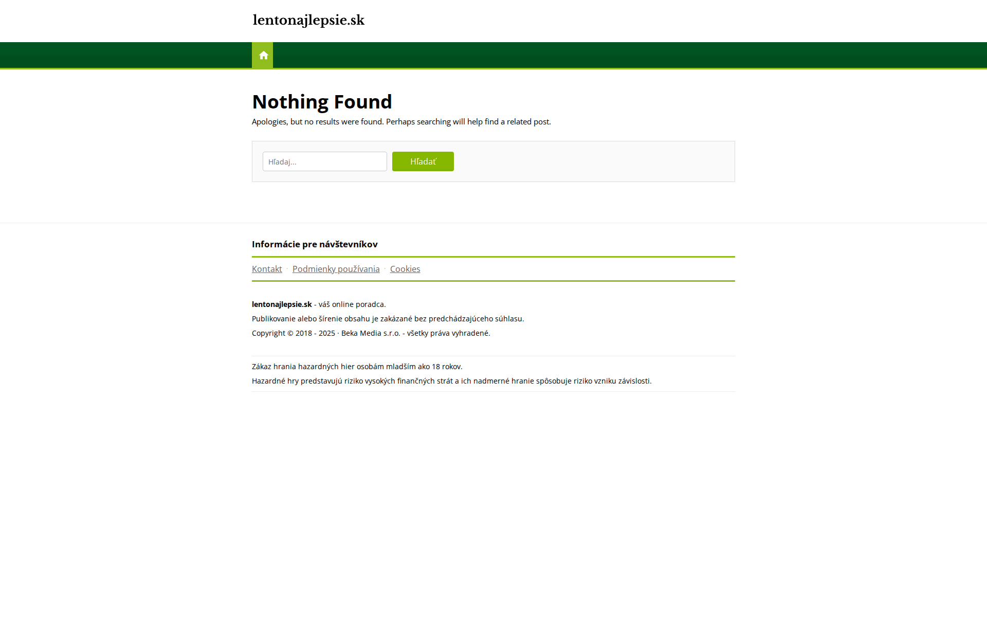 Náhľad webu berfreespiny.sk