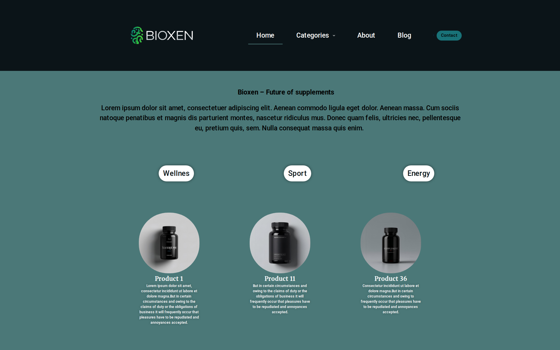 Náhľad webu bioxen.sk