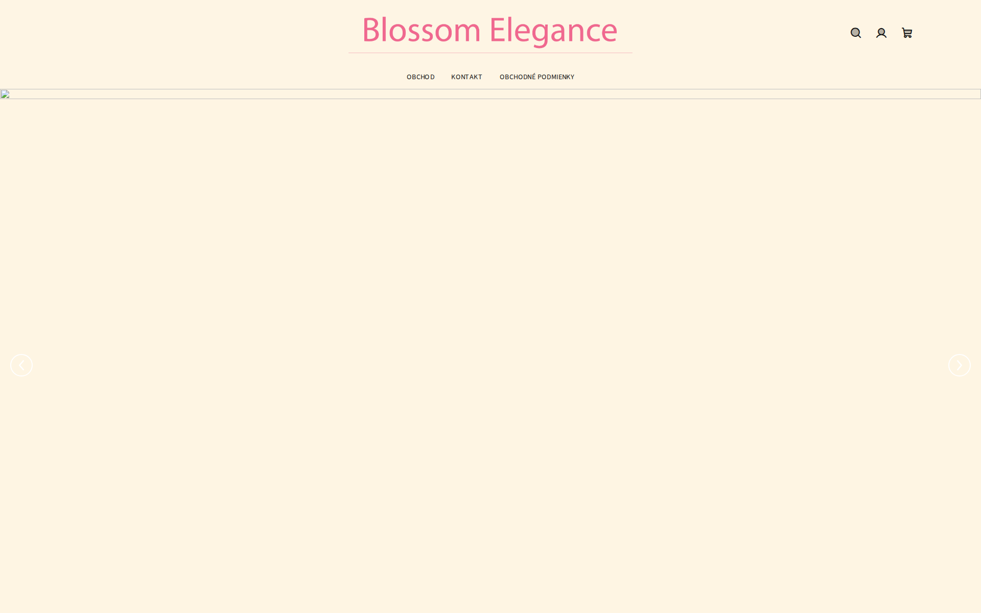 Náhľad webu blossomelegance.sk