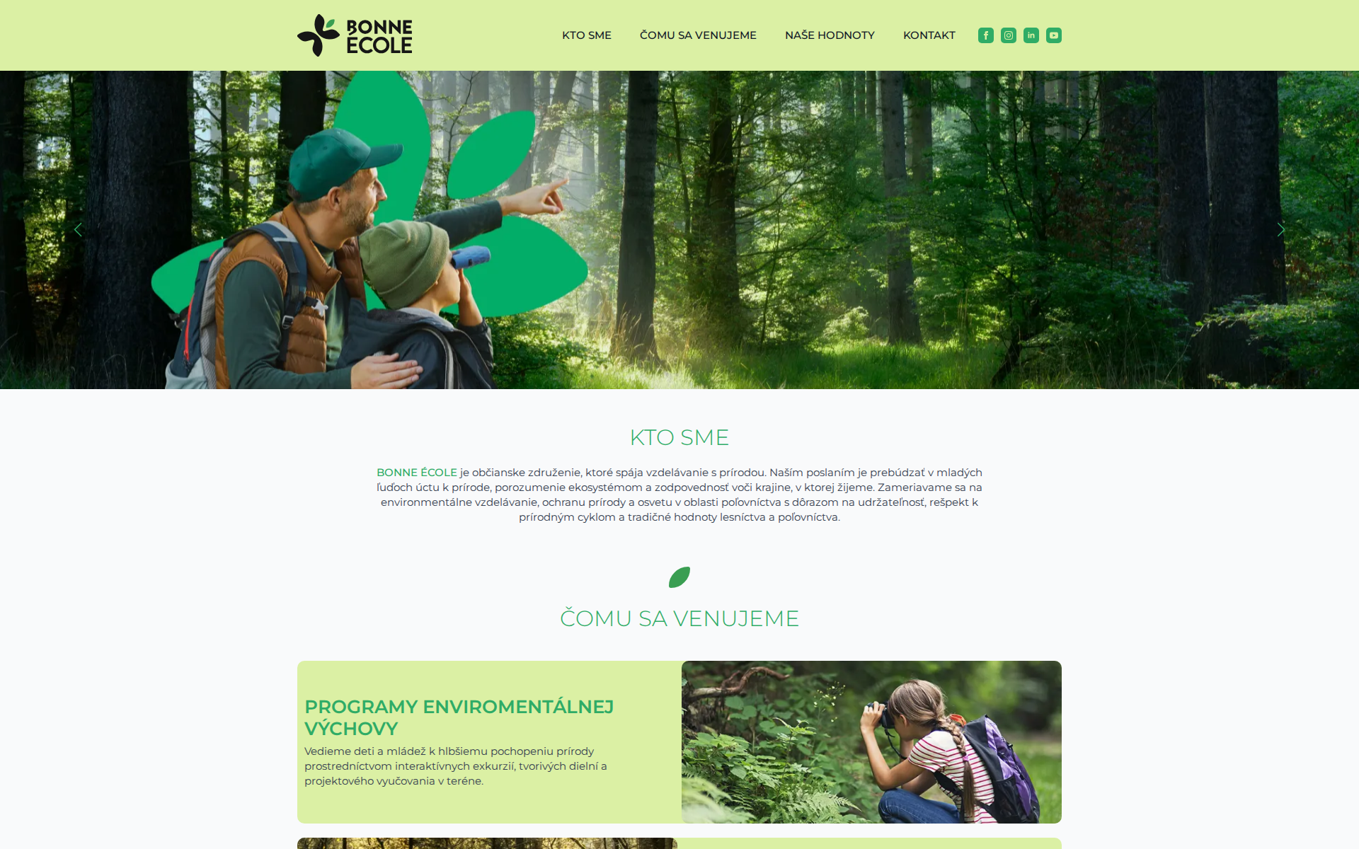 Náhľad webu bonneecole.sk