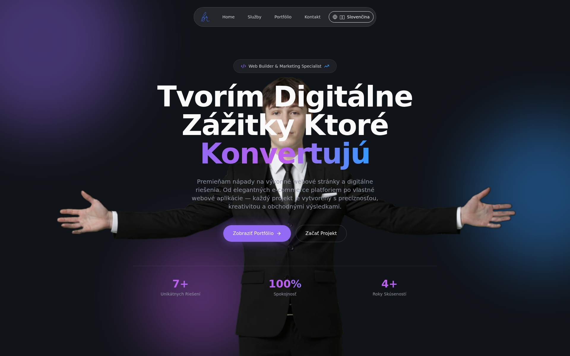 Náhľad webu brunorafaj.sk