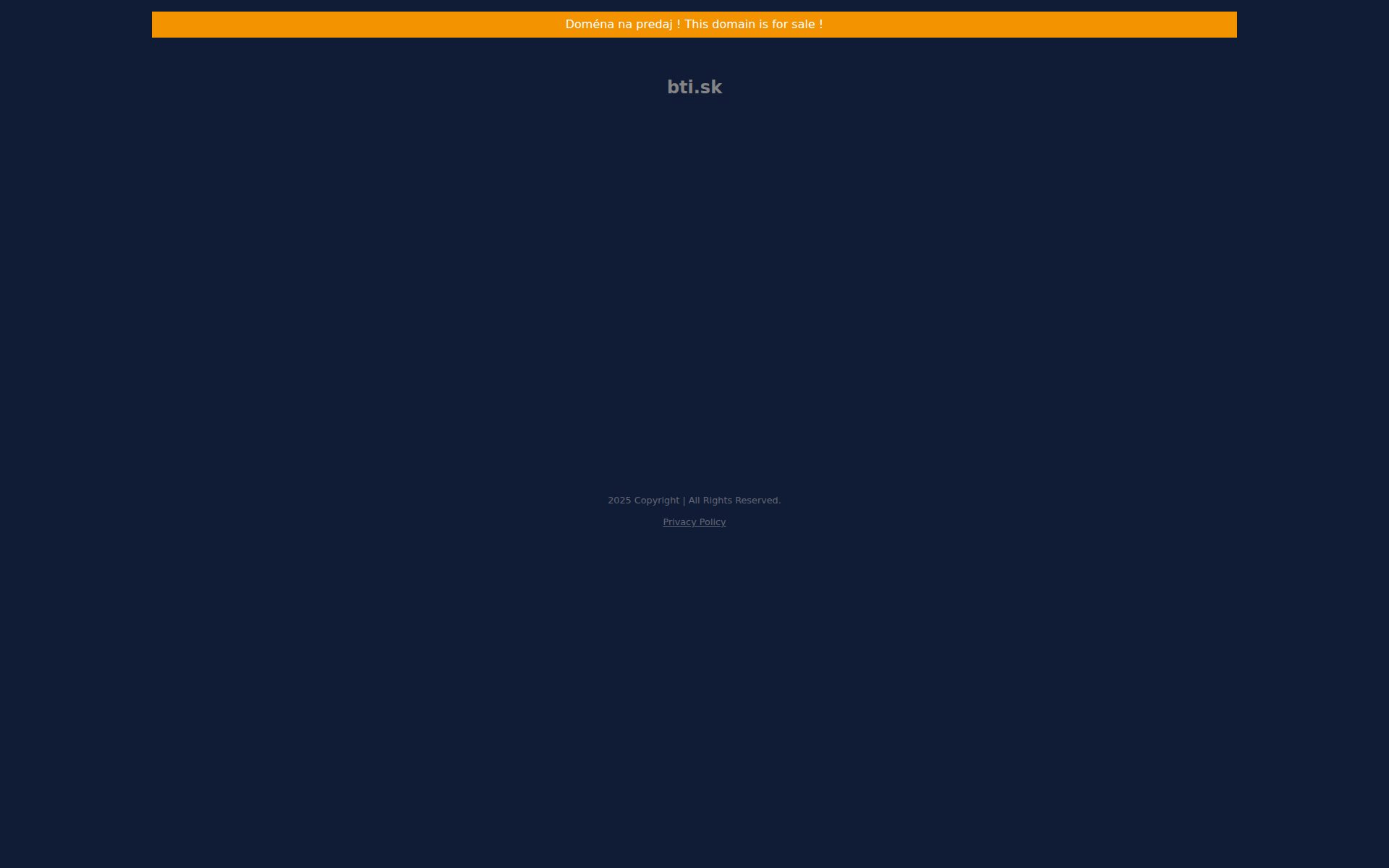 Náhľad webu bti.sk