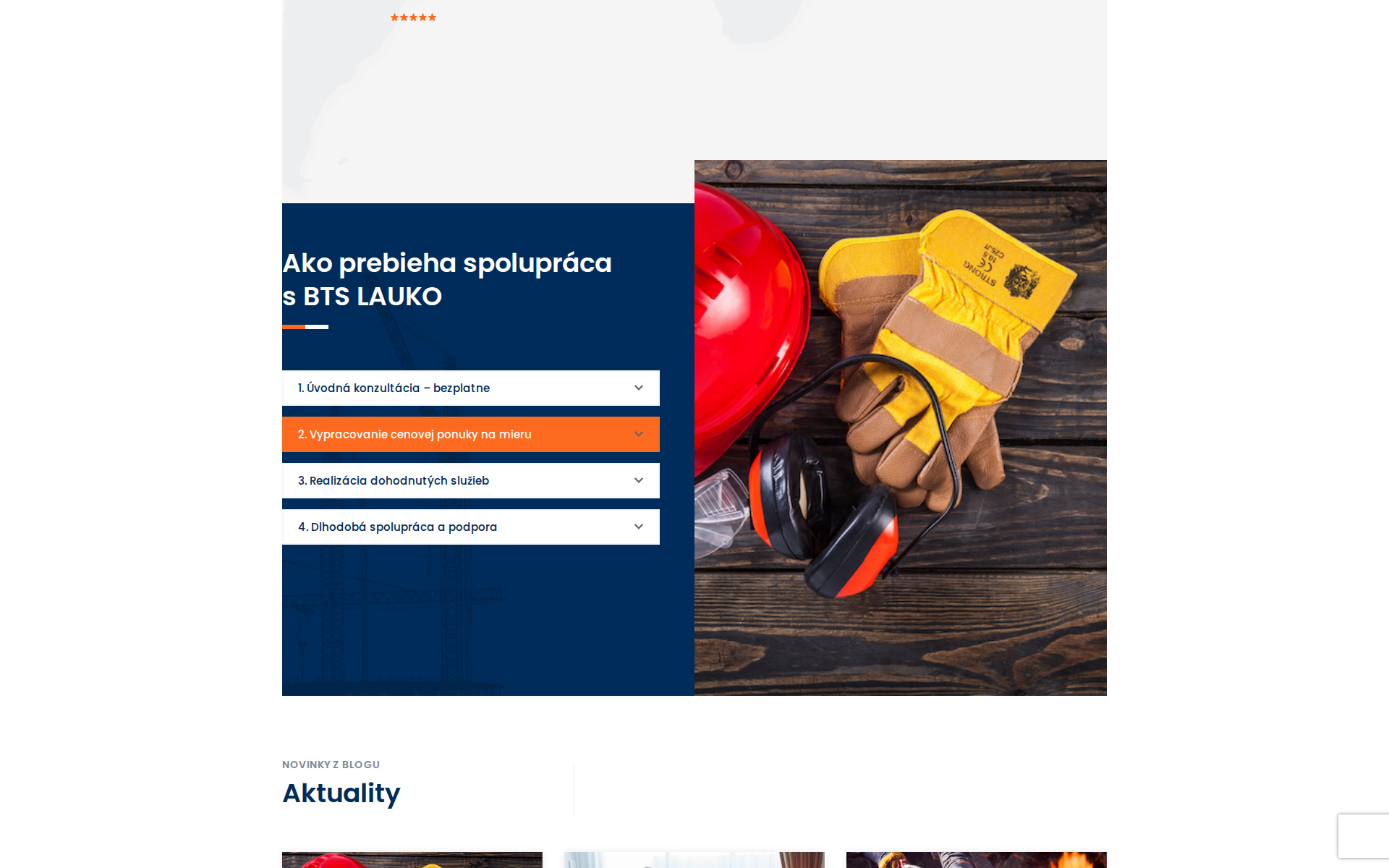 Náhľad webu btslauko.sk