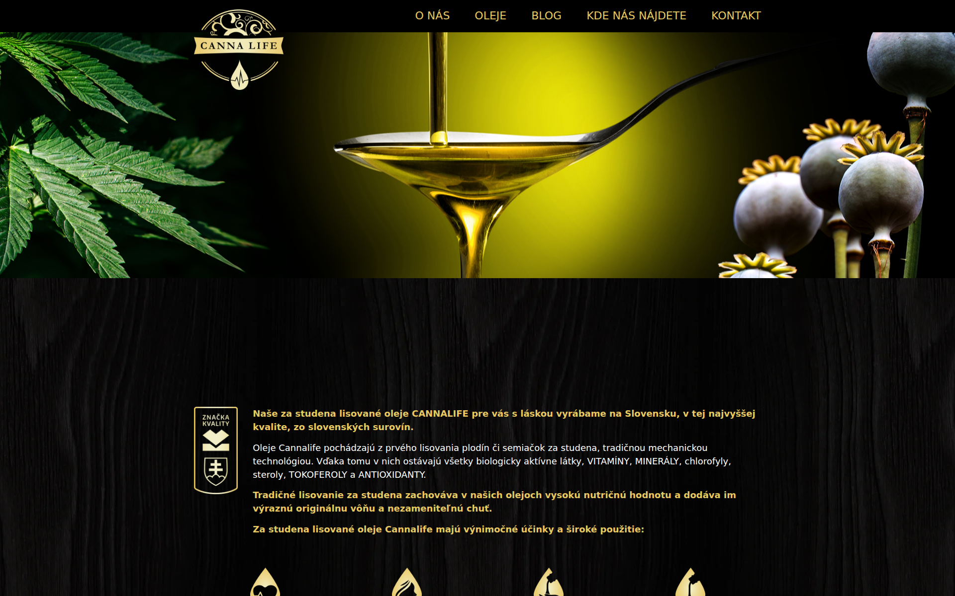 Náhľad webu cannalife.sk