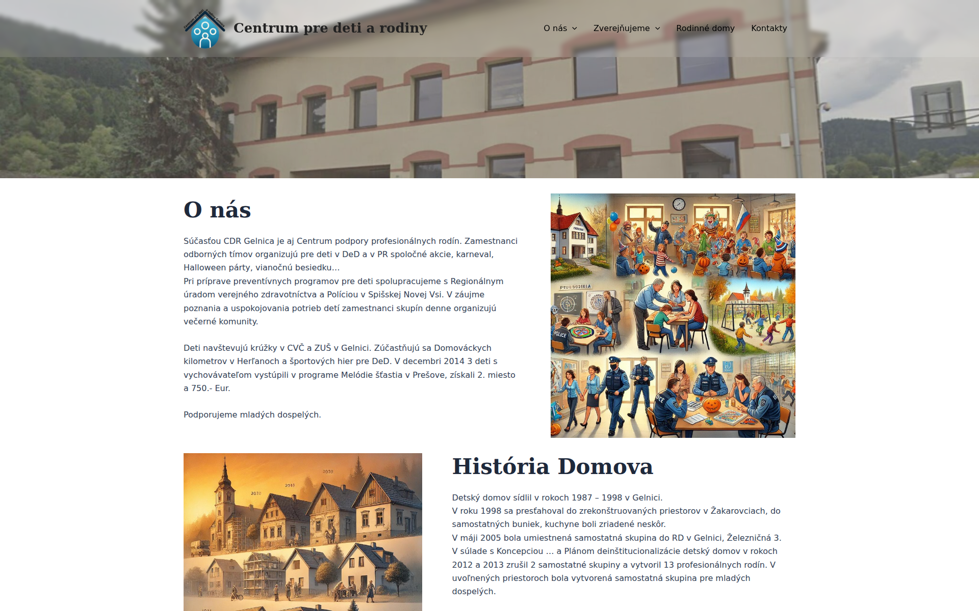 Náhľad webu cdrgelnica.sk