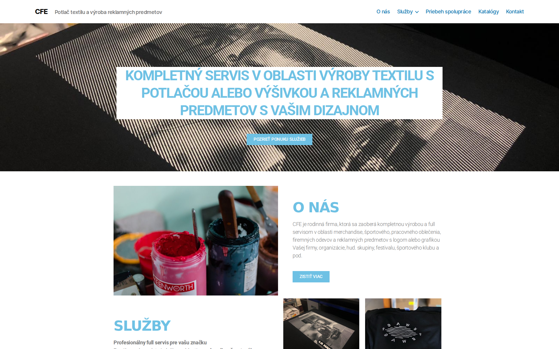 Náhľad webu cfe.sk