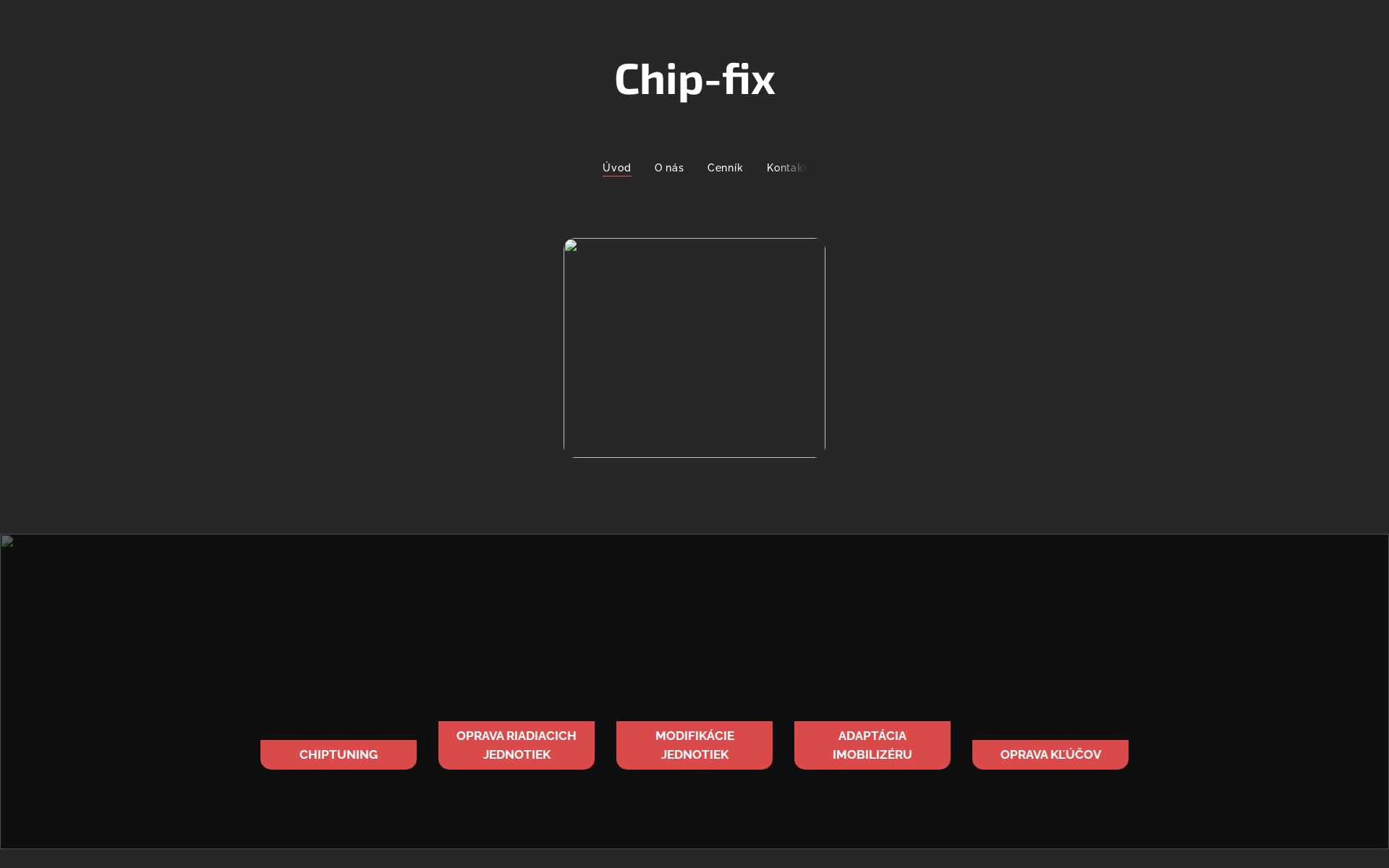 Náhľad webu chipfix.sk
