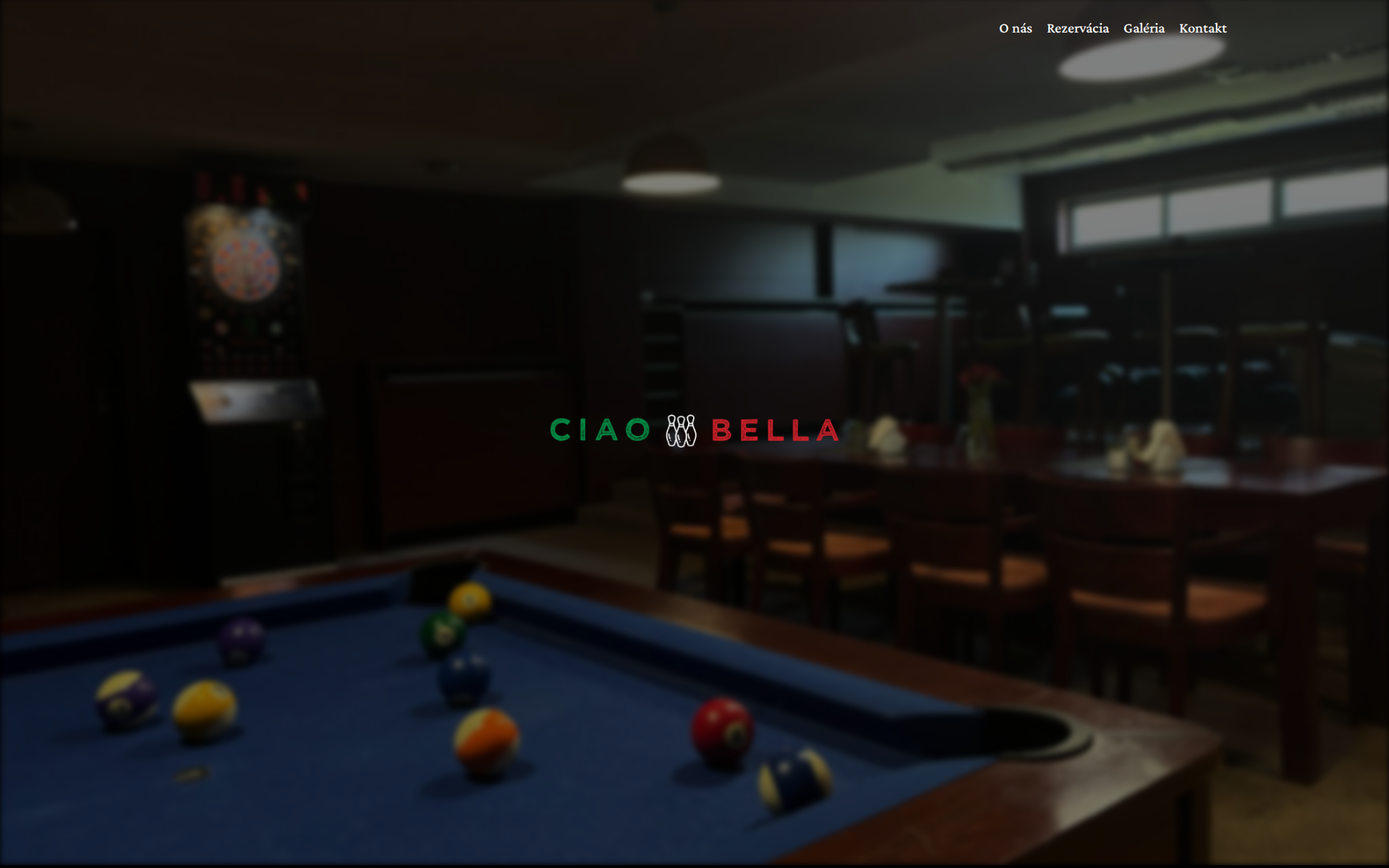 Náhľad webu ciaobellabowling.sk