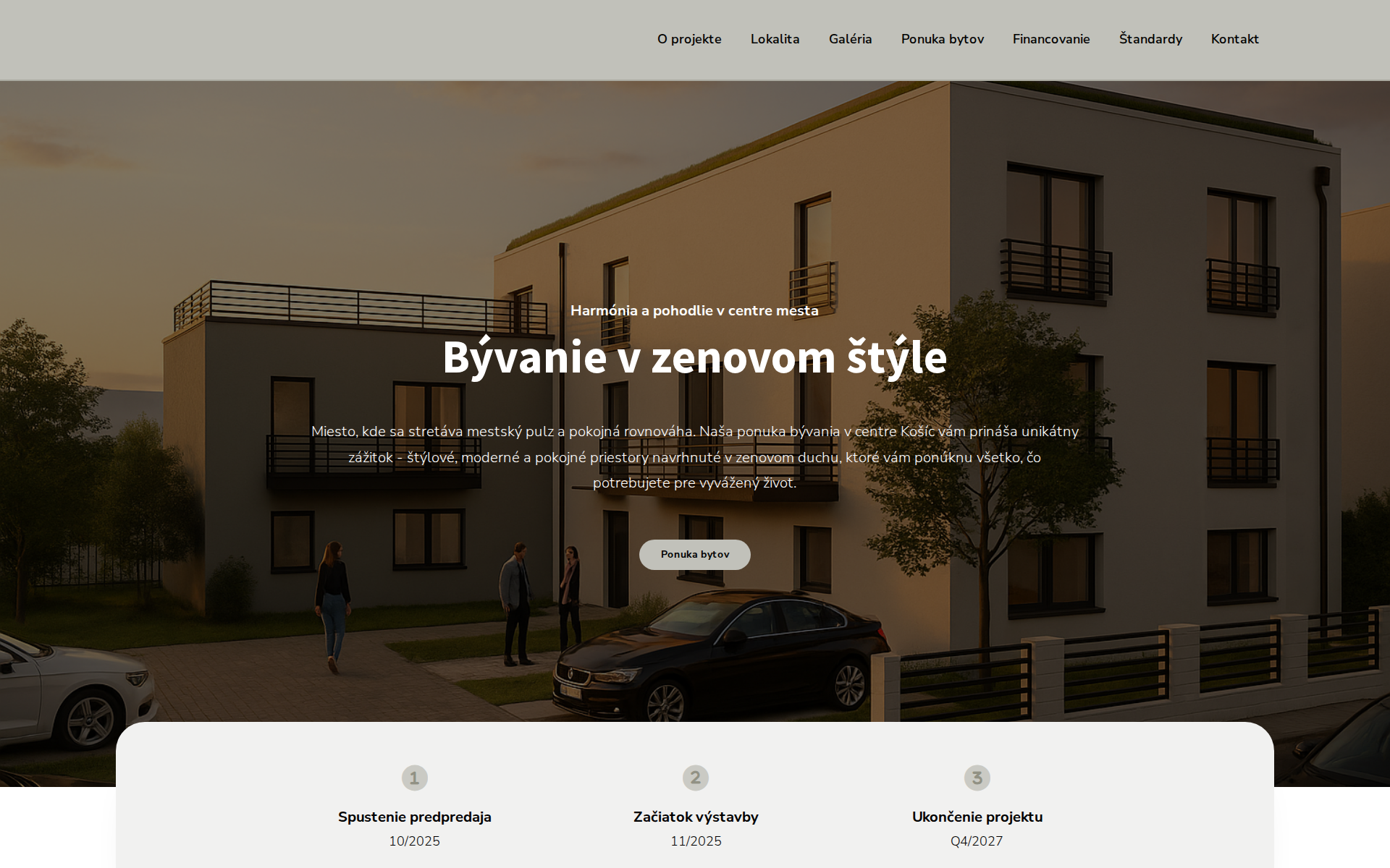 Náhľad webu cityzen-residence.sk