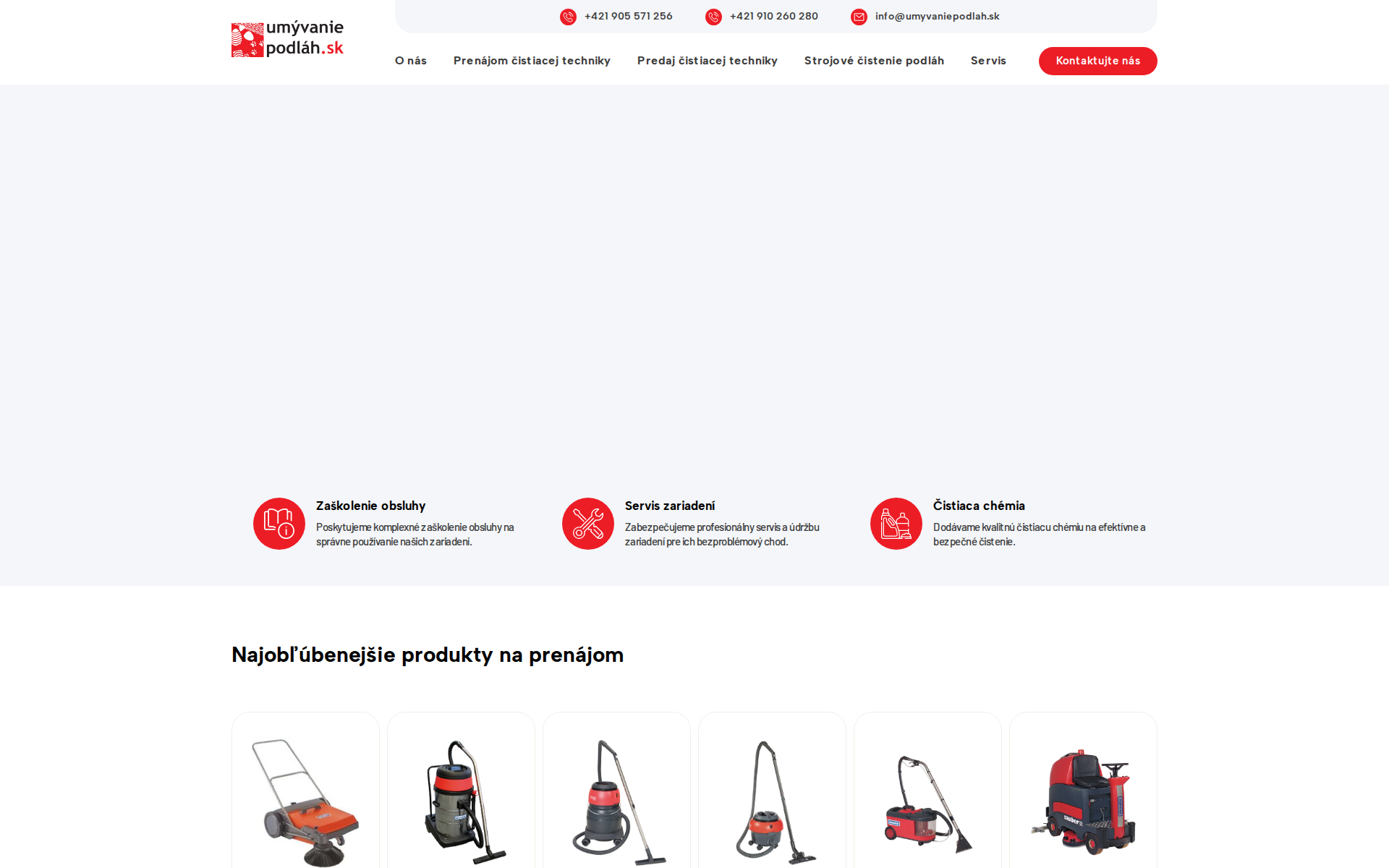 Náhľad webu cleanfix.sk