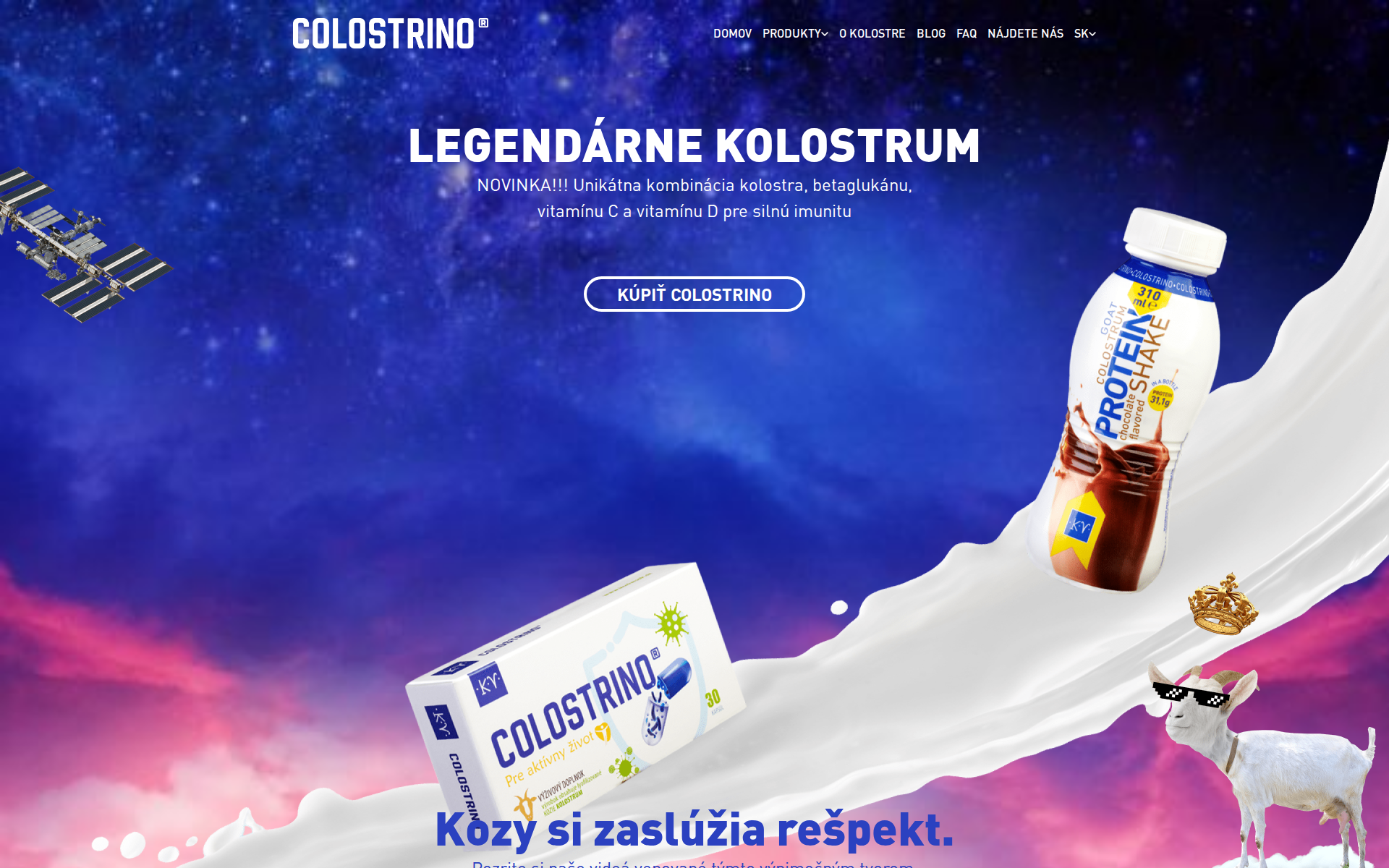 Náhľad webu colostrino.sk