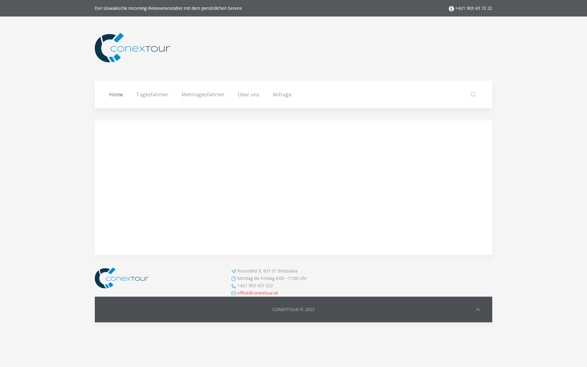 Náhľad webu conextour.sk