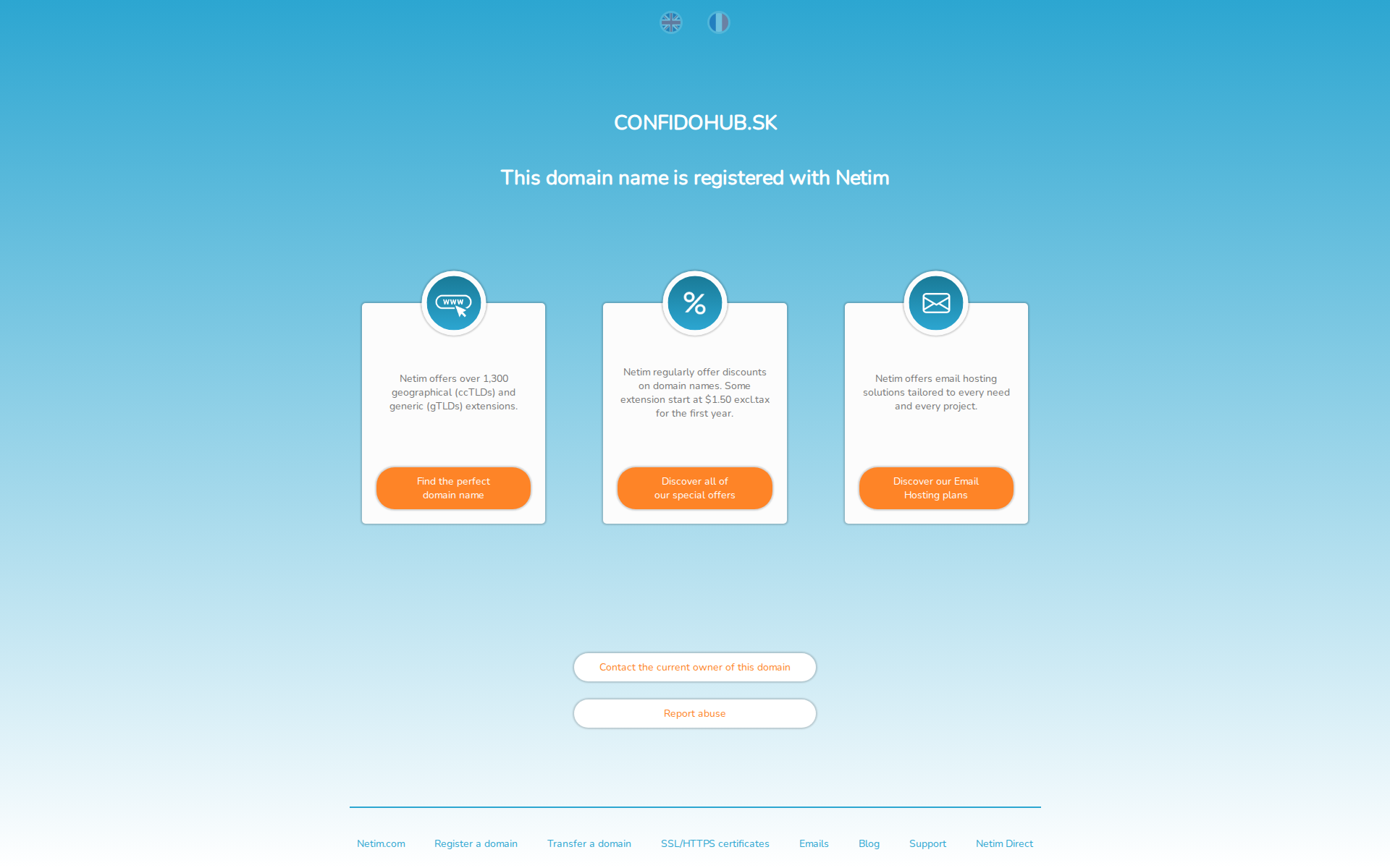 Náhľad webu confidohub.sk