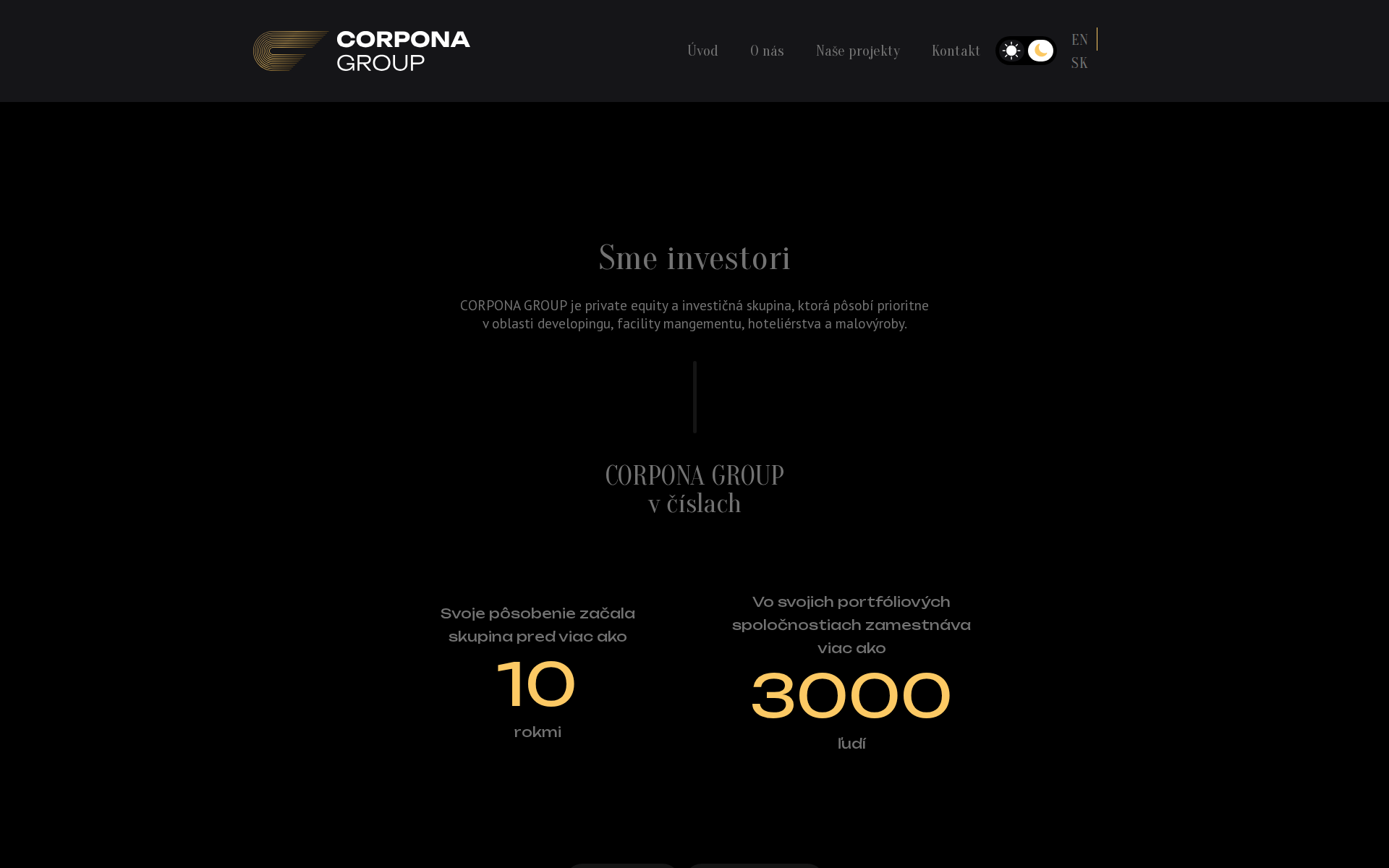 Náhľad webu corponagroup.sk