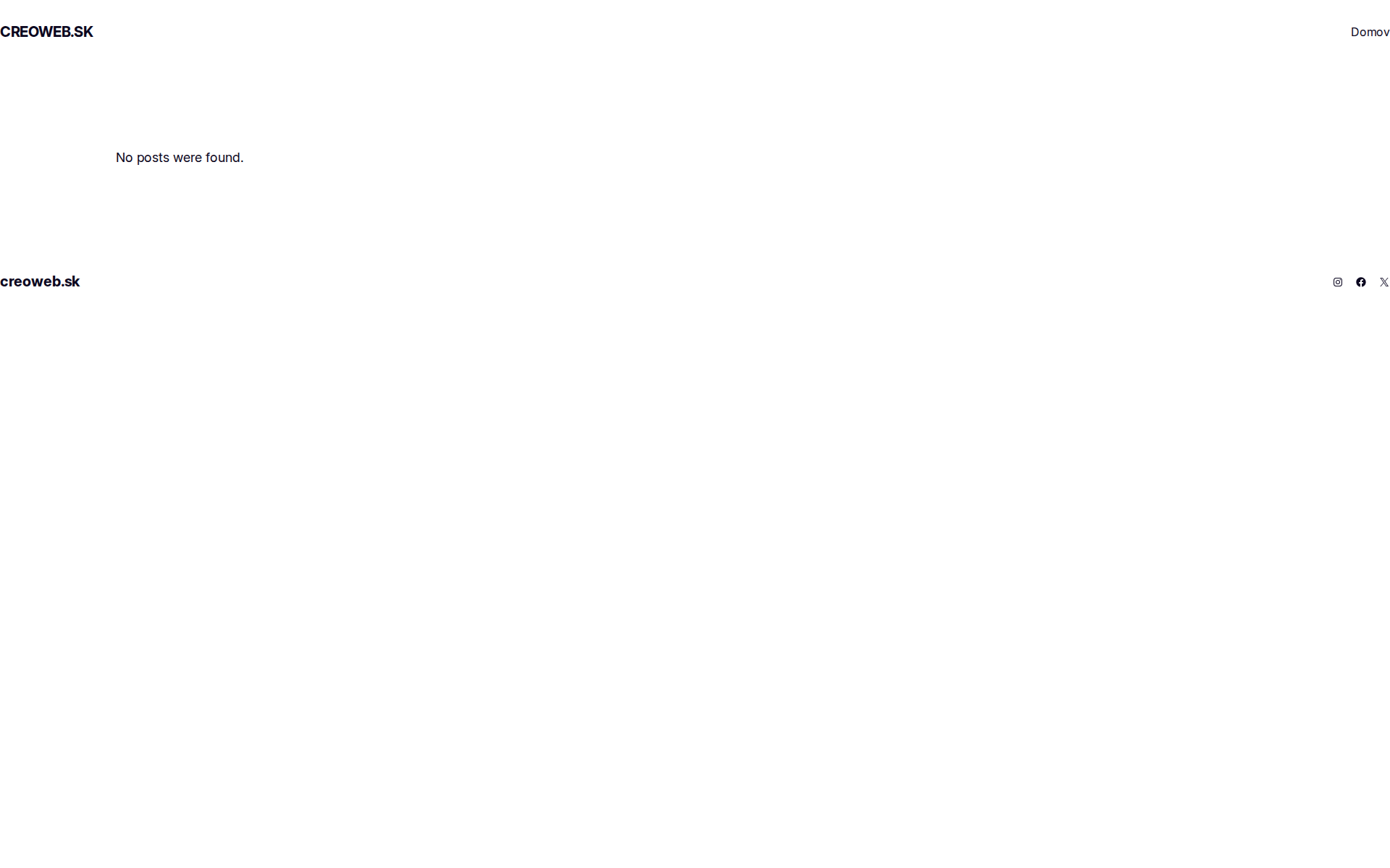 Náhľad webu creoweb.sk