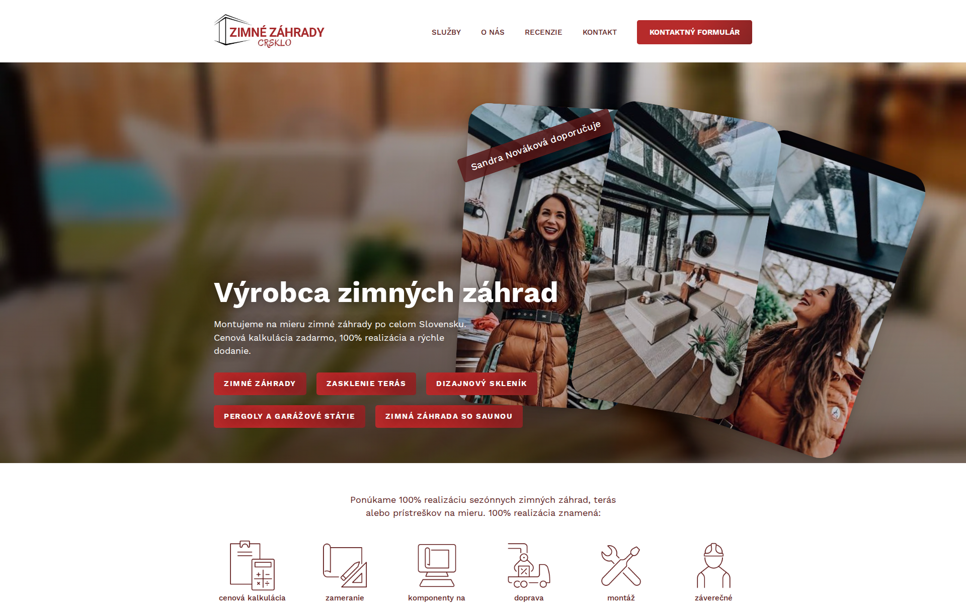 Náhľad webu crsklo.sk