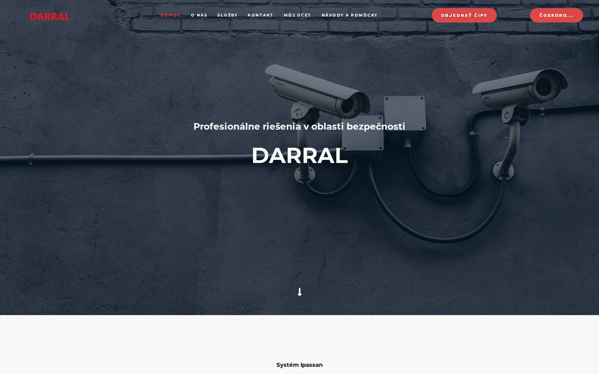 Náhľad webu darral.sk