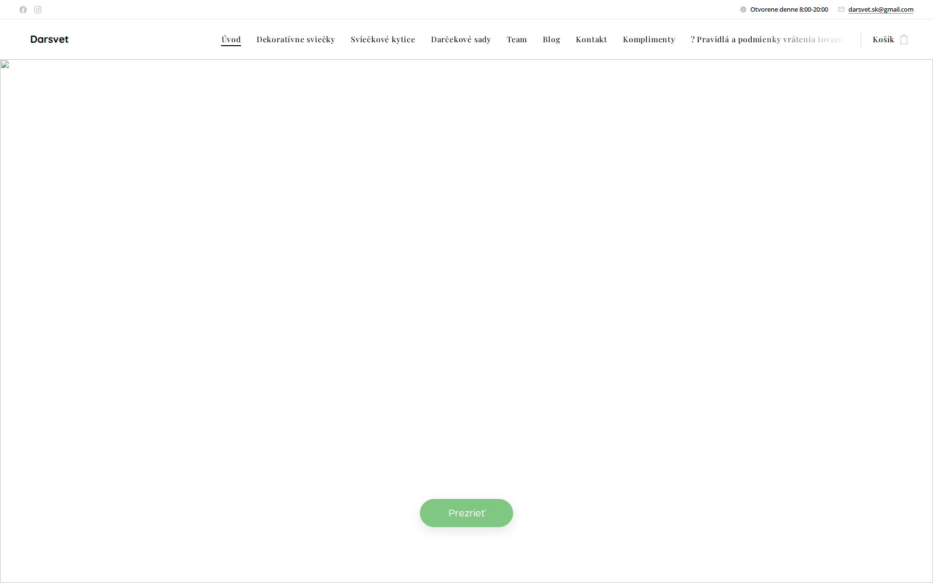 Náhľad webu darsvet.sk