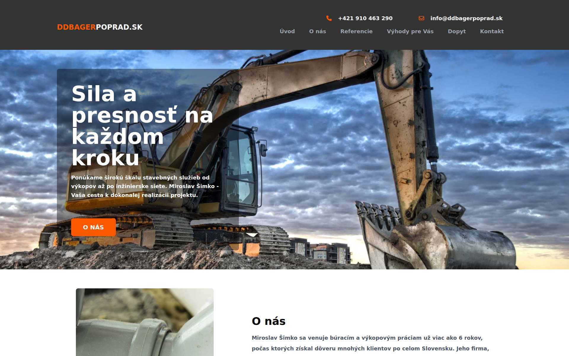 Náhľad webu ddbagerpoprad.sk