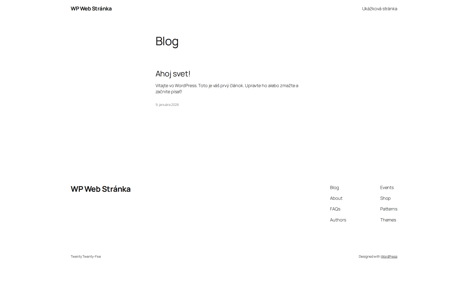 Náhľad webu dekestia.sk