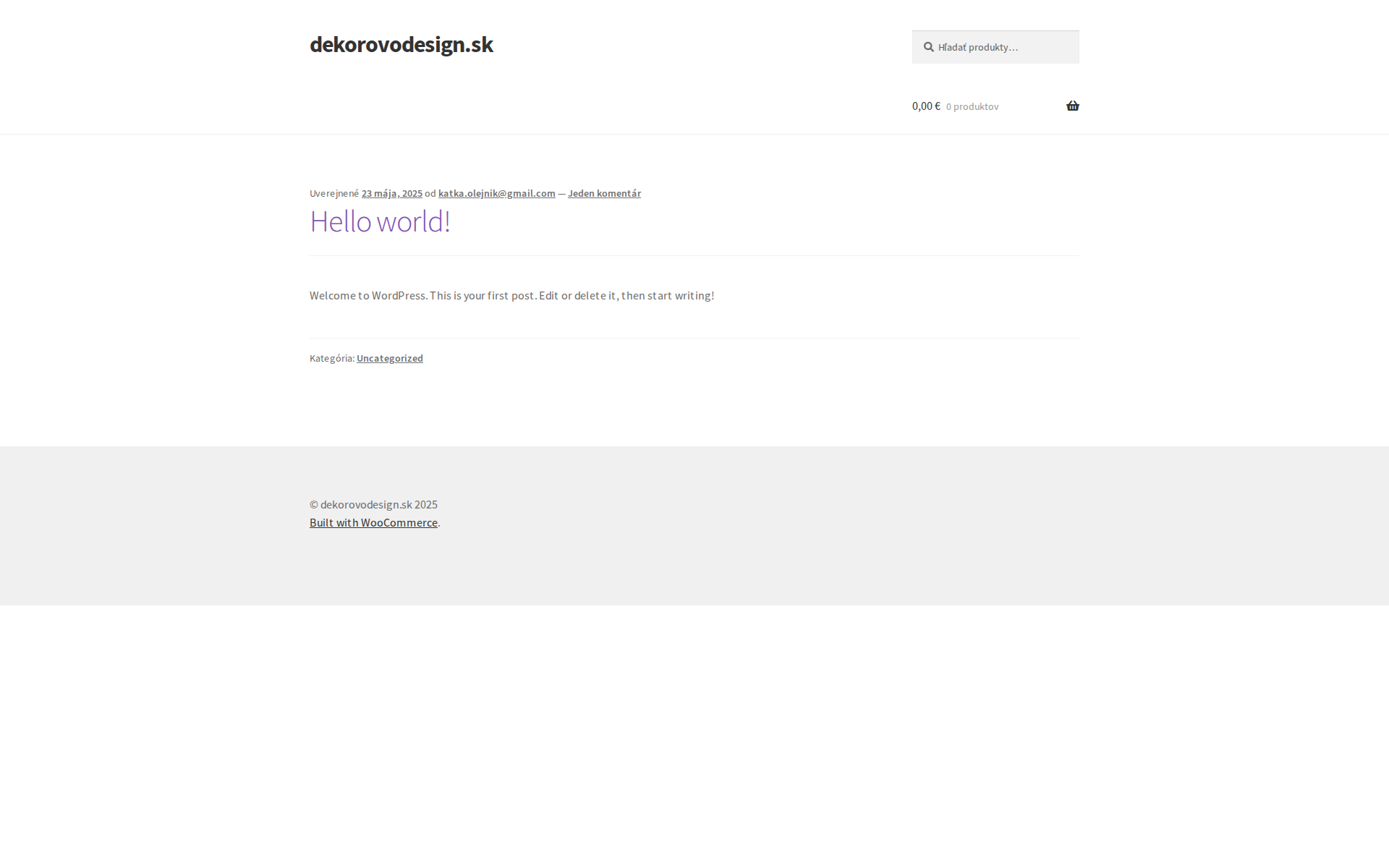 Náhľad webu dekorovodesign.sk