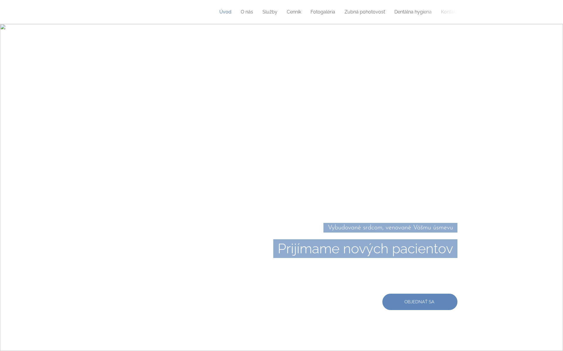Náhľad webu dentika.sk