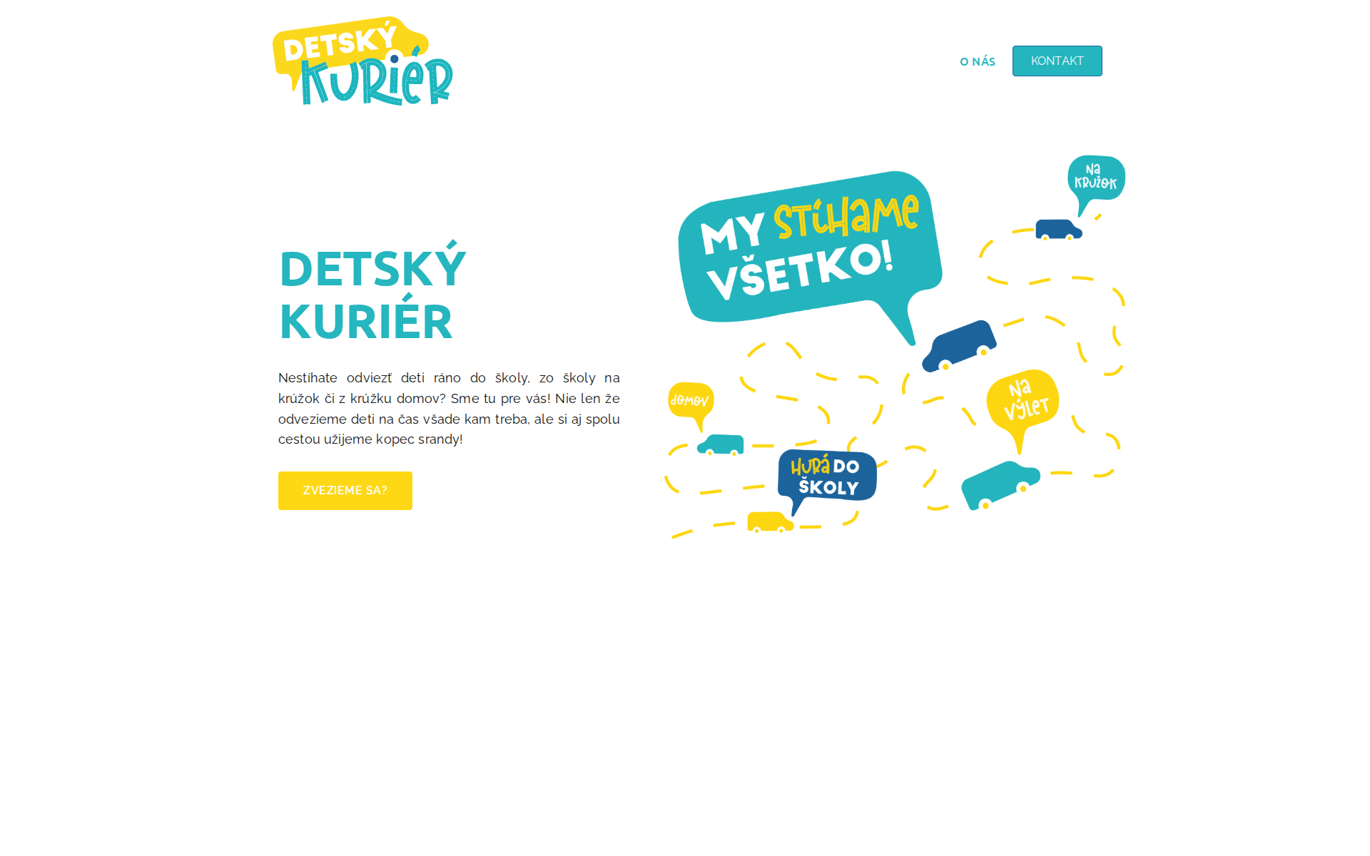 Náhľad webu detskykurier.sk