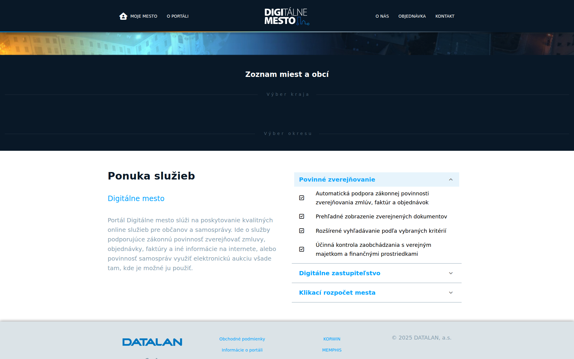 Náhľad webu digitalnemesto.sk