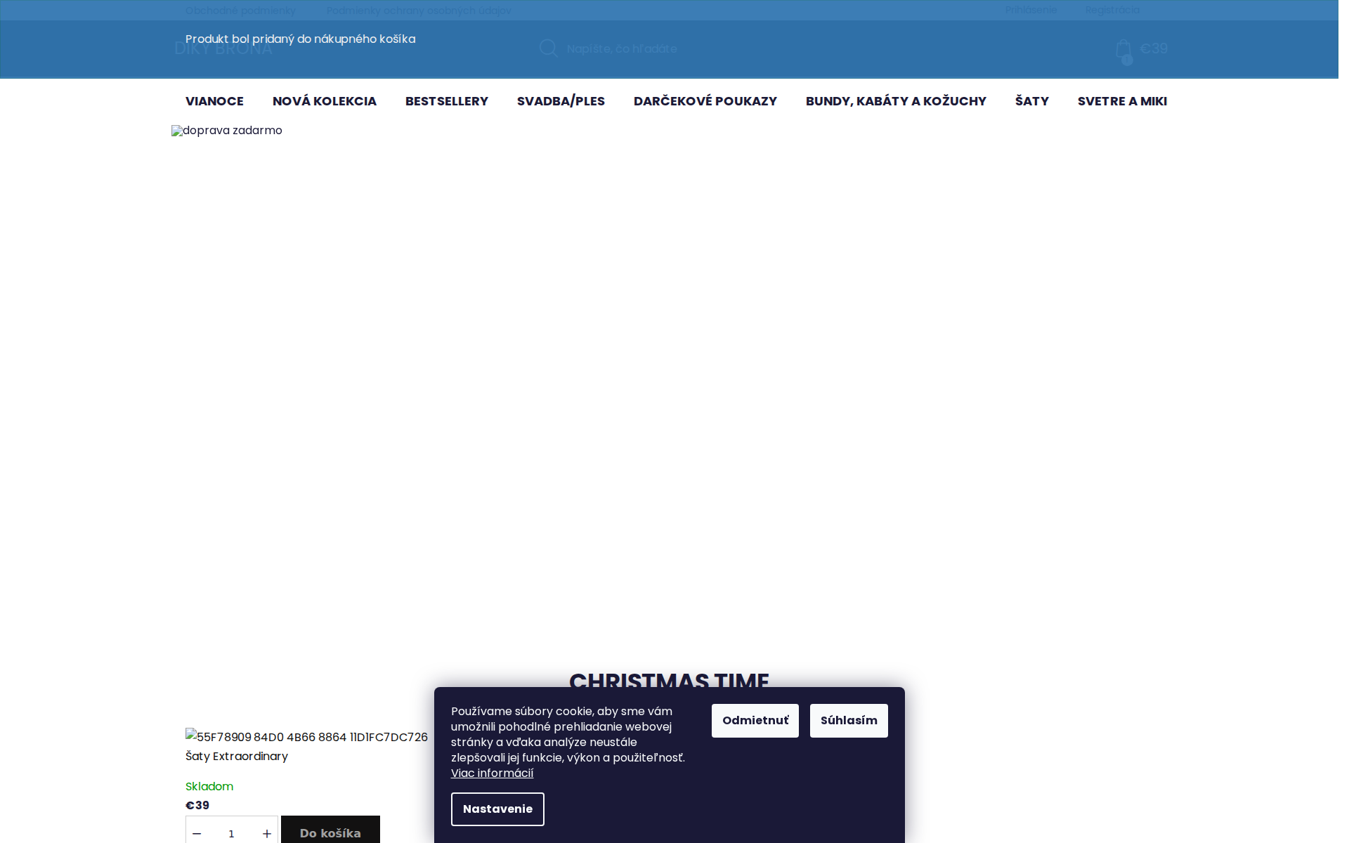 Náhľad webu dikybrona.sk