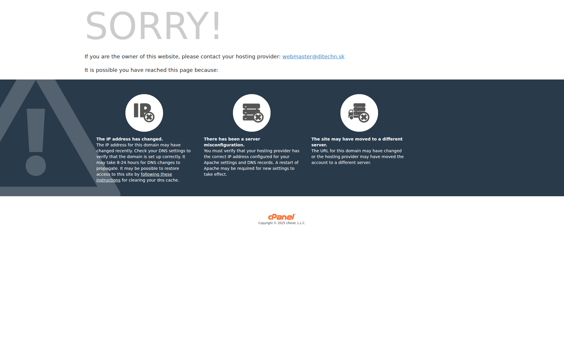 Náhľad webu ditechn.sk